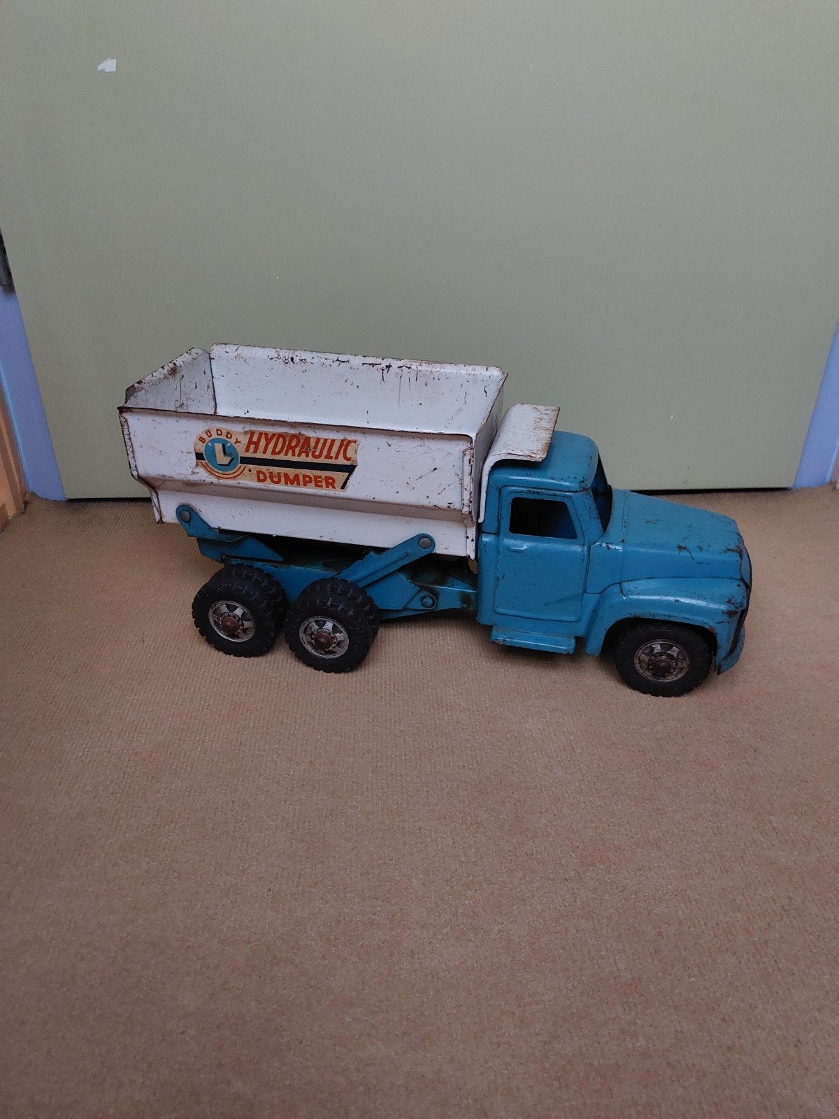 Buddy L Hydraulic Dumper. Vintage auto., Ophalen of Verzenden