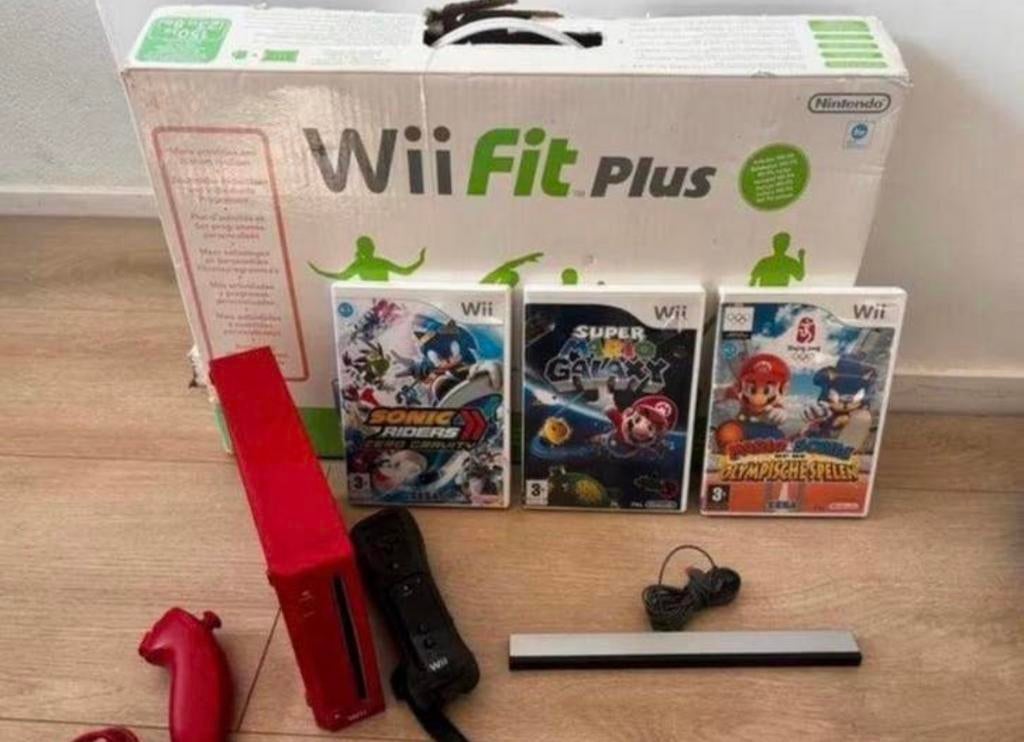 Nintendo Wii Special Edition ROOD – complete set, Verzenden, Zo goed als nieuw, Met 1 controller
