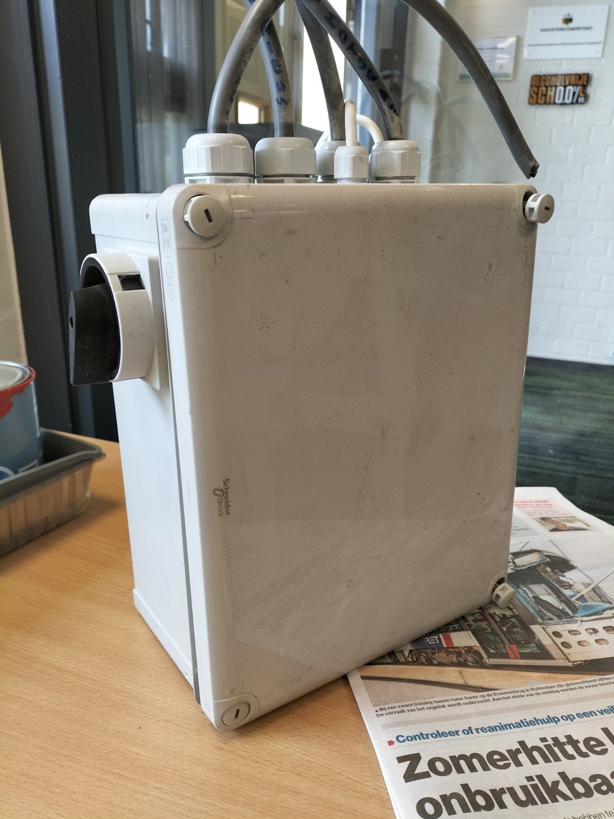Gebruikte elektrische schakelkast met diverse componenten, Ophalen of Verzenden, Gebruikt, Groepenkast