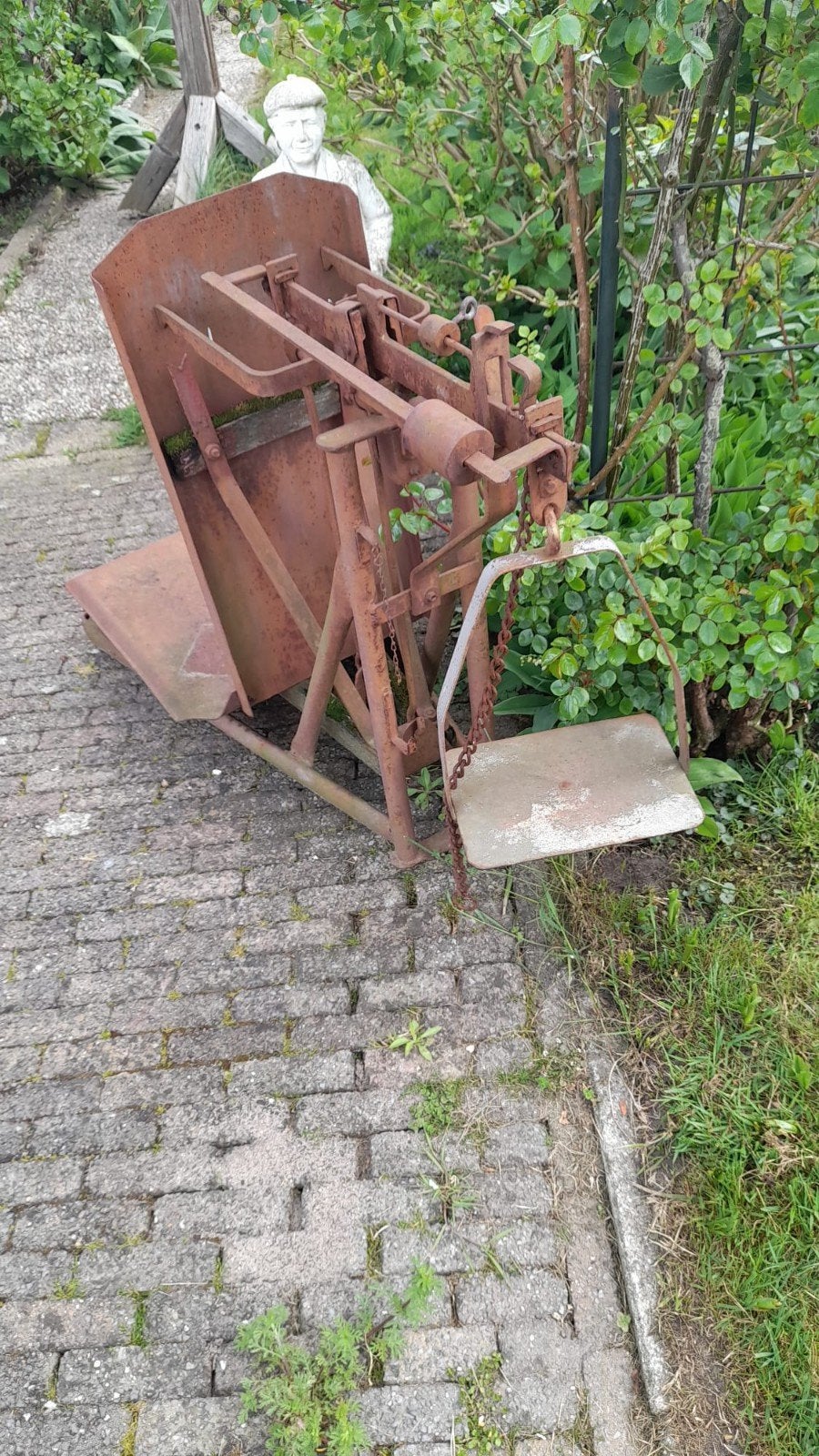 Bascule weegschaal, Ophalen