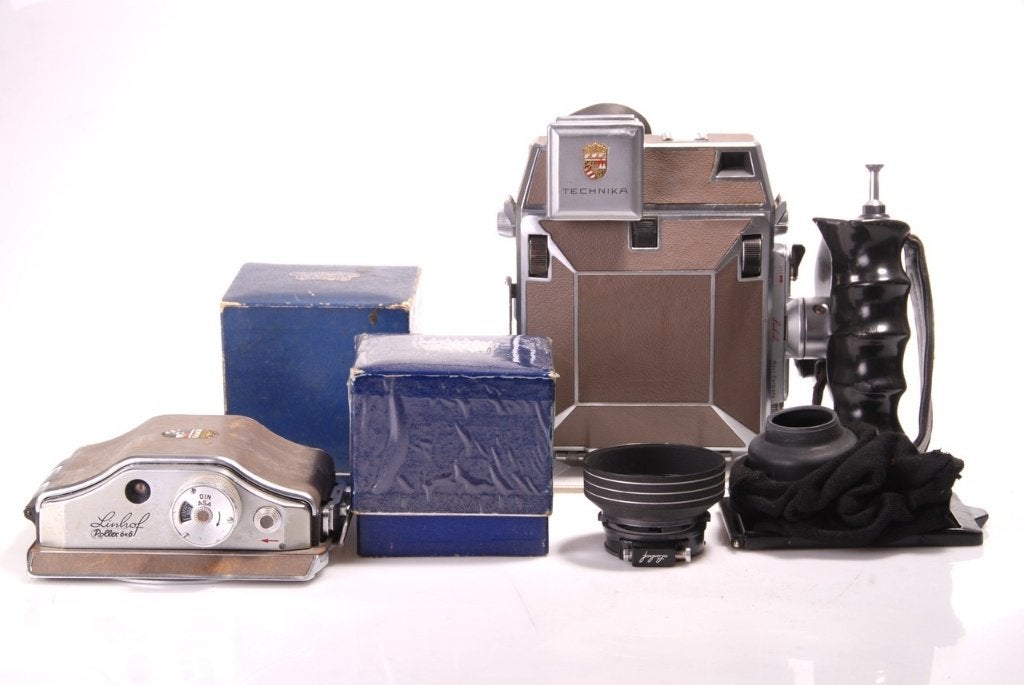 LINHOF SUPER TECHNIKA IV 6x9 FULL SET (6x6), Ophalen of Verzenden, Spiegelreflex, Overige Merken