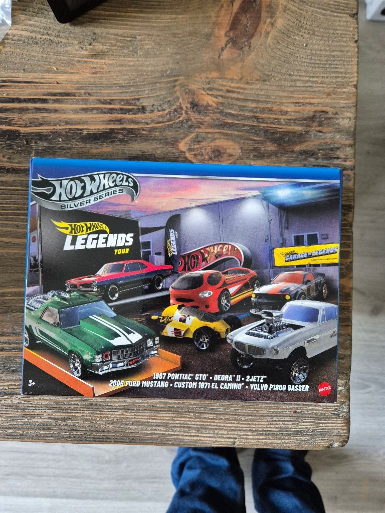 Hot Wheels Silver Series Auto's Legends Tour 6 modellen in 1, Ophalen of Verzenden, Nieuw, Auto