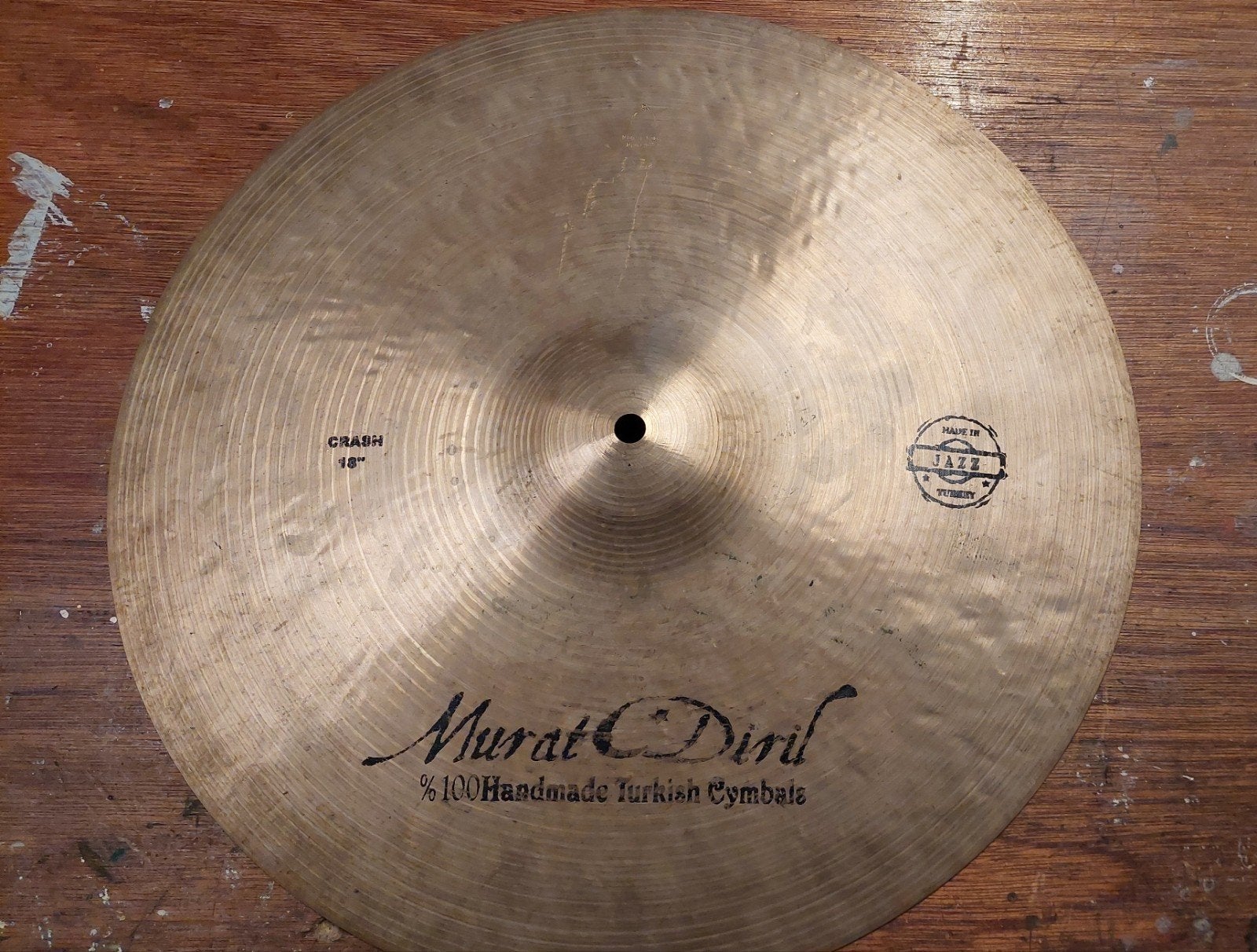 Murat Diril crash 18# bekken, Muziek en Instrumenten, Instrumenten | Onderdelen, Ophalen of Verzenden