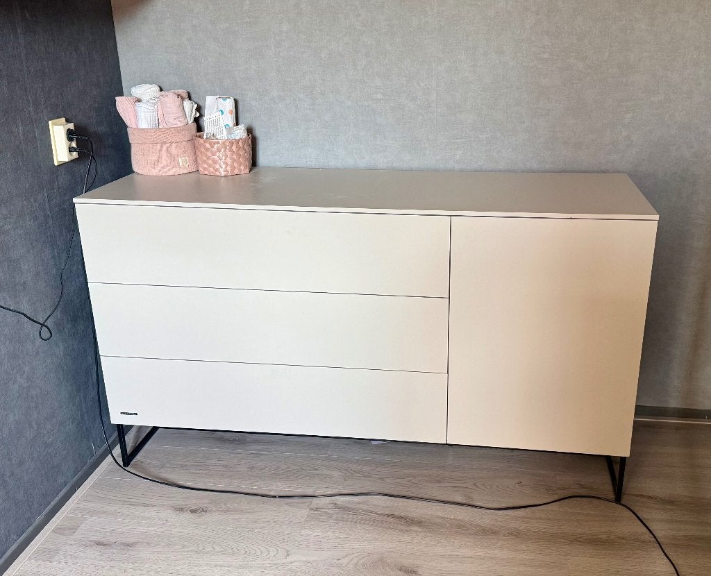 Kidsmill Intense II Commode XL Mat Oatmeal, Kinderen en Baby's, Kinderkamer | Commodes en Kasten, 50 tot 70 cm, Commode, Ophalen