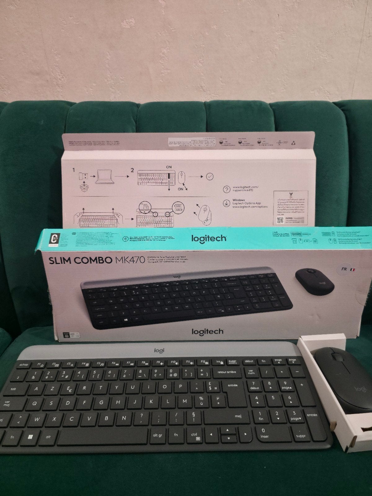 Logitech Slim Combo MK470 Draadloos Toetsenbord en Muis - AZ, Ophalen of Verzenden, Nieuw