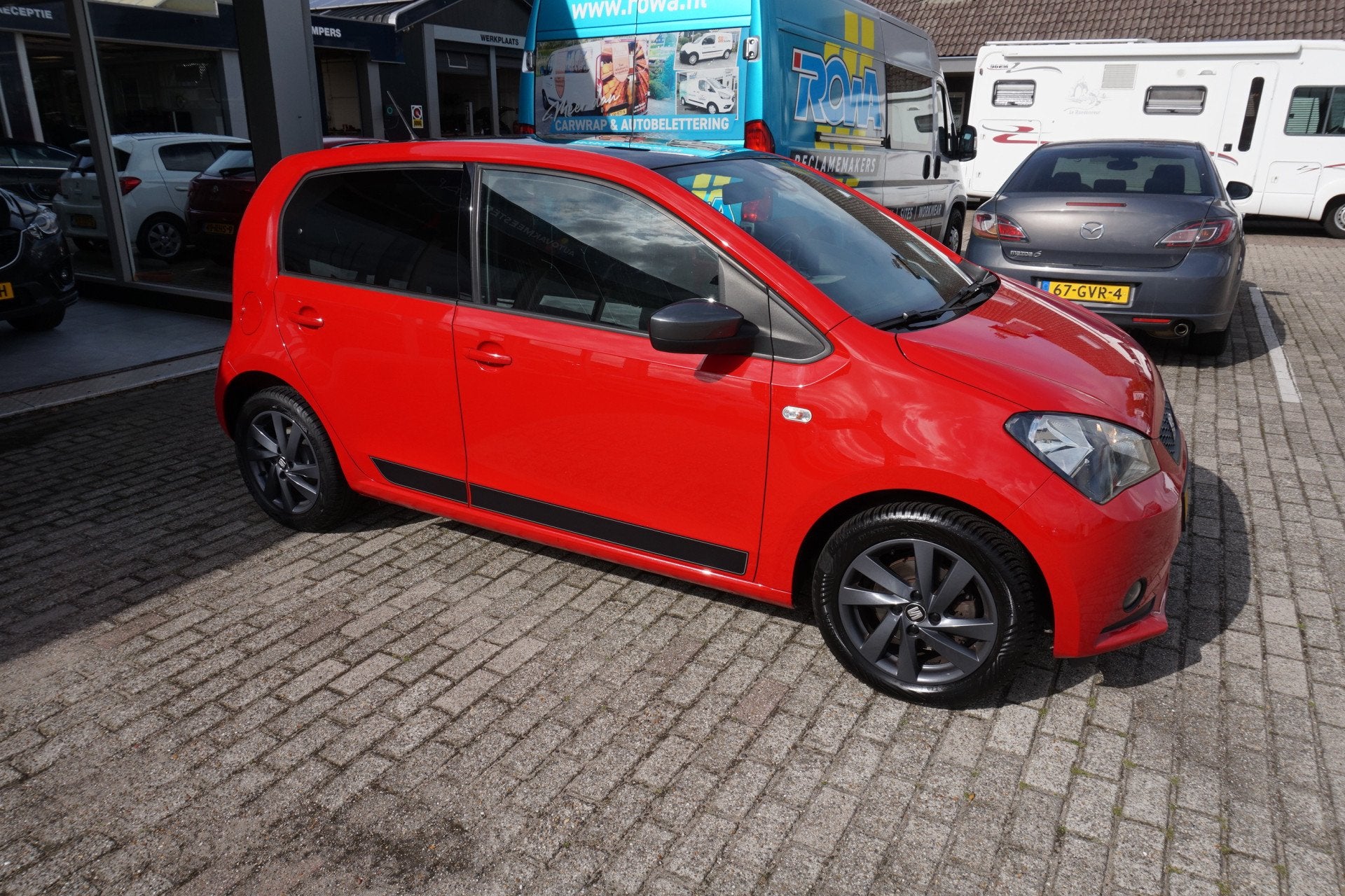 SEAT Mii 1.0 Sport Intense ,91dkm Incl 12 mnd bovag garantie, 12 maanden, Stof, Gebruikt, Electronic Stability Program (ESP)