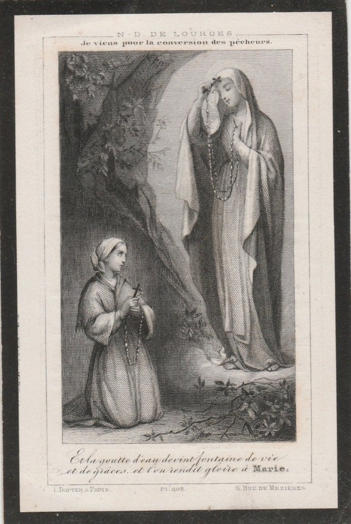 amsterdam-lourdes-joannes franciscus farensbach 1875, Ophalen of Verzenden, Bidprentje