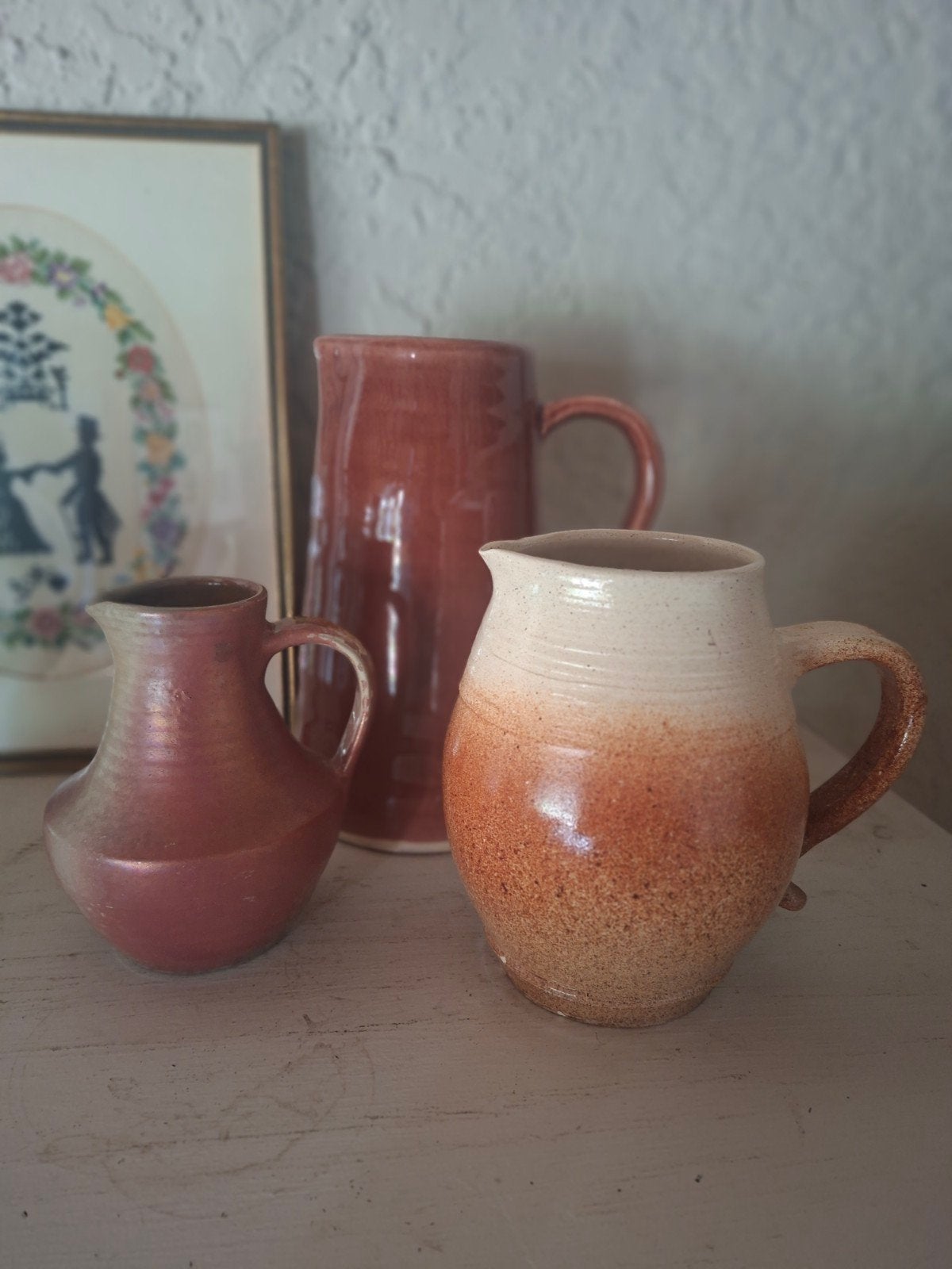 Set vintage stoere vazen kannen, Ophalen