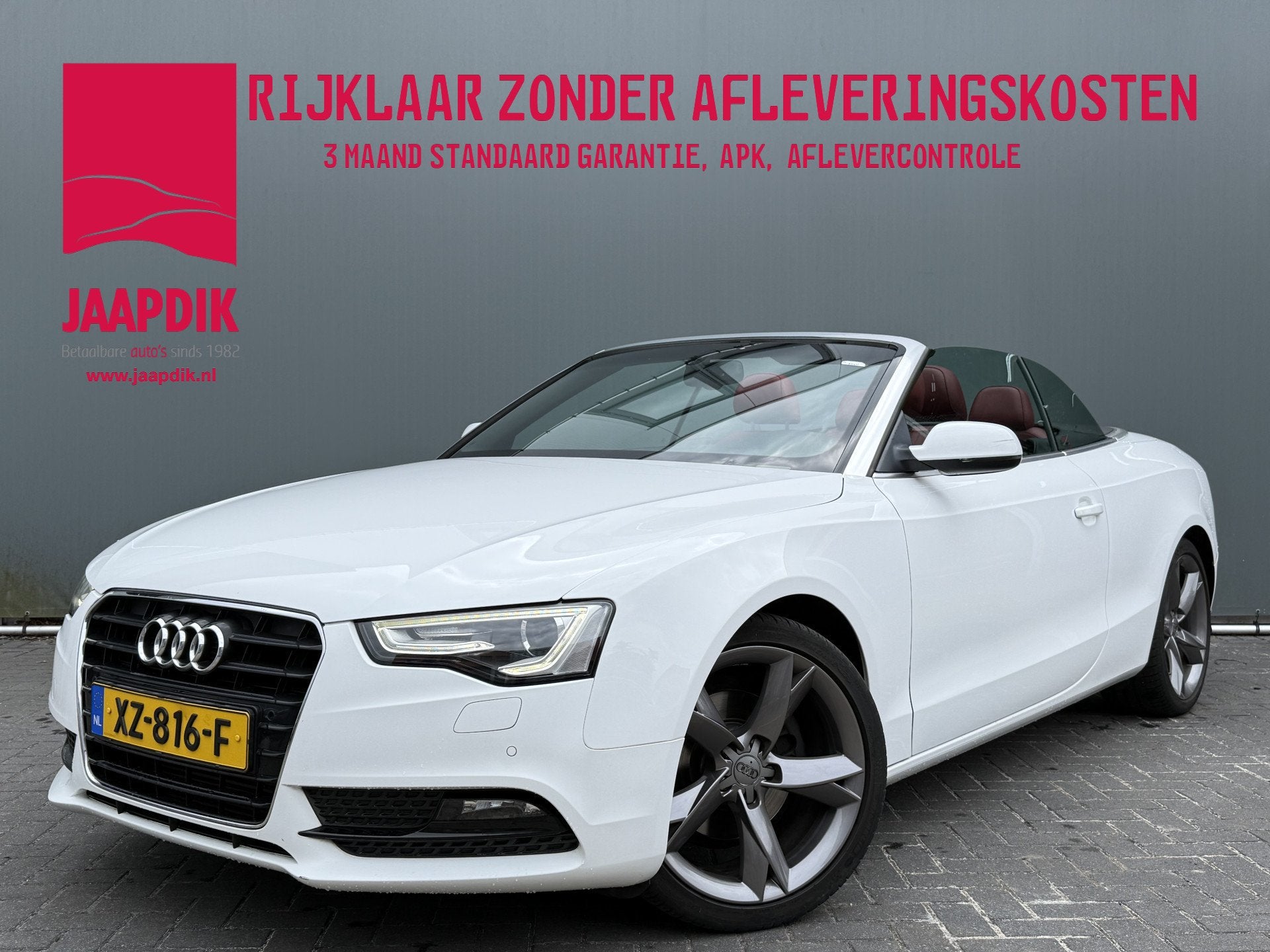 Audi A5 Cabriolet BWJ 2015 1.8 TFSI 170 PK AUTOMAAT | NW APK, Gebruikt, Euro 6, 4 cilinders, Cabriolet