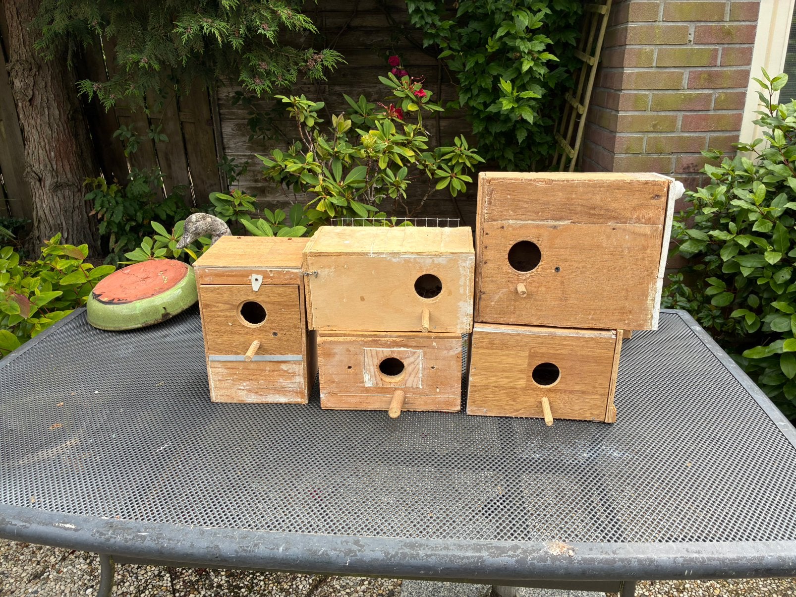 Zelfgemaakte broedblokken, Ophalen, Gebruikt, Hout, Broedkooi of Kweekkooi