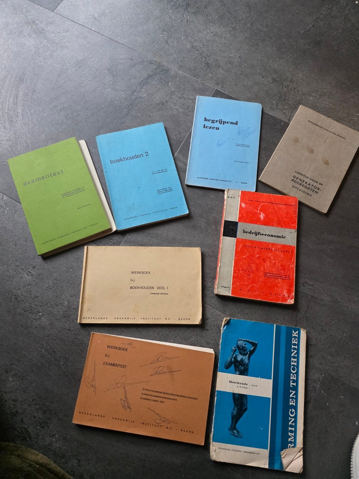 Vintage schoolboeken jaren 60 70
Vintage schoolboeken jaren, Ophalen of Verzenden, Gelezen