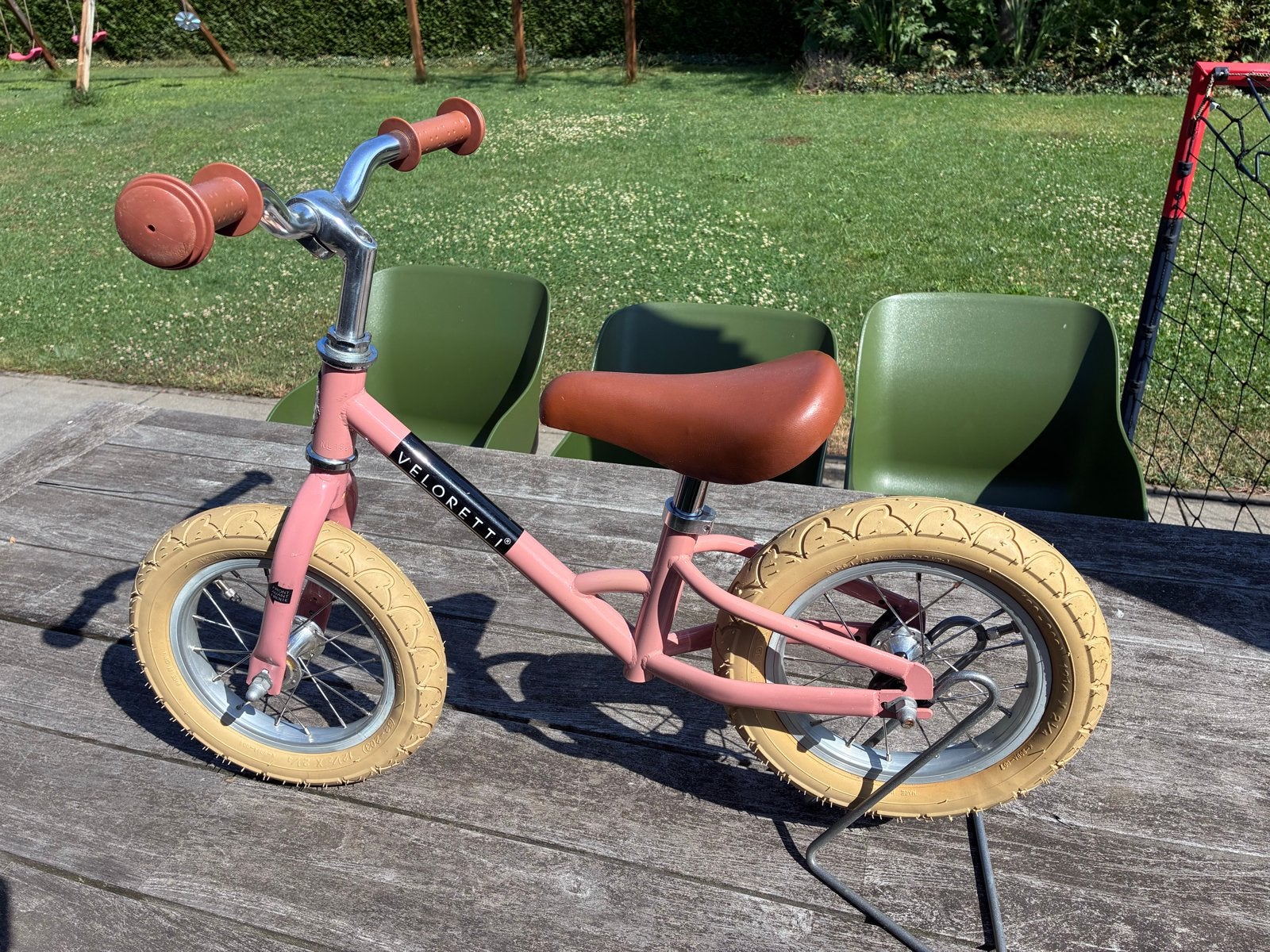 Veloretti loopfiets oud roze - weinig gebruikt, Ophalen, Gebruikt, Minder dan 16 inch