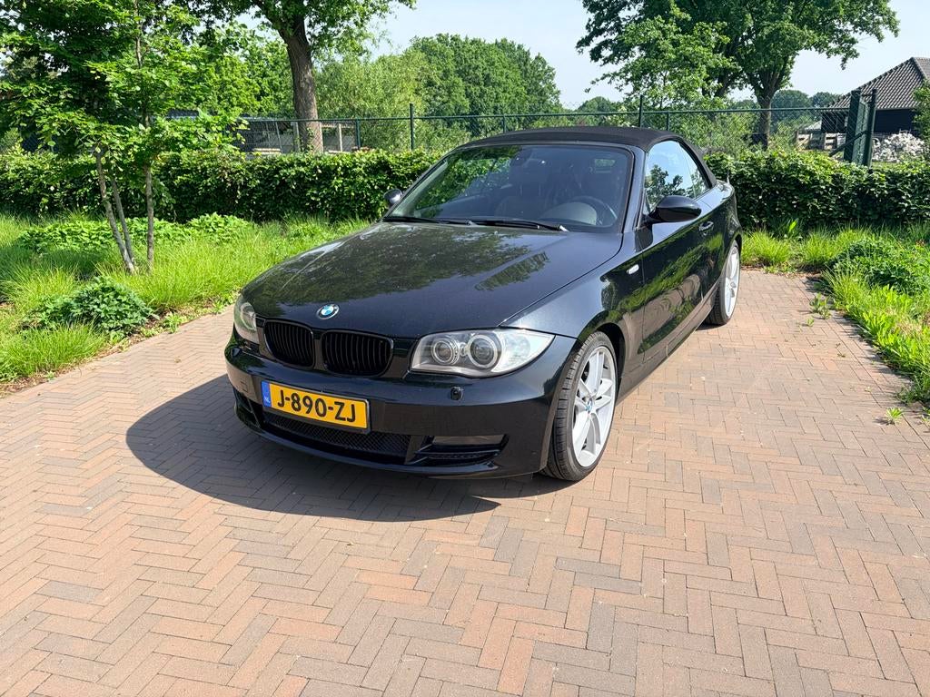 BMW 1-Serie 2.0 120I Cabrio 2008 Zwart, 1-Serie, 1995 cc, 4 cilinders, Cabriolet