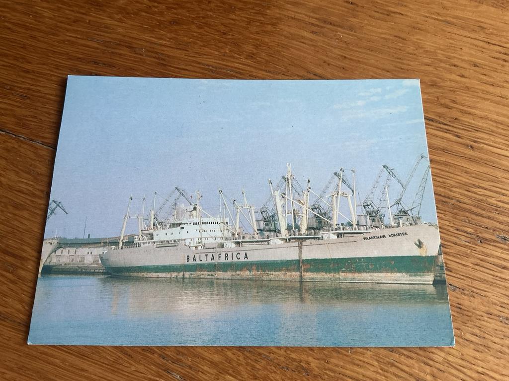 S635 MS WLADYSLAW LOKIETEK POLISH OCEAN LINES, Ophalen of Verzenden, Zo goed als nieuw, Kaart, Foto of Prent