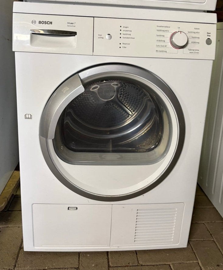 Bosch Condensdroger nieuwstaat met 3 maand garantie, 6 tot 8 kg, Ophalen of Verzenden, Zo goed als nieuw, 85 tot 90 cm