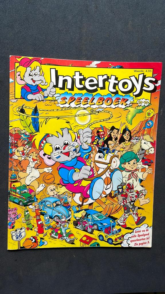 Vintage Intertoys speelboek speelgoed catalogus 1995/1996, Ophalen of Verzenden, Zo goed als nieuw