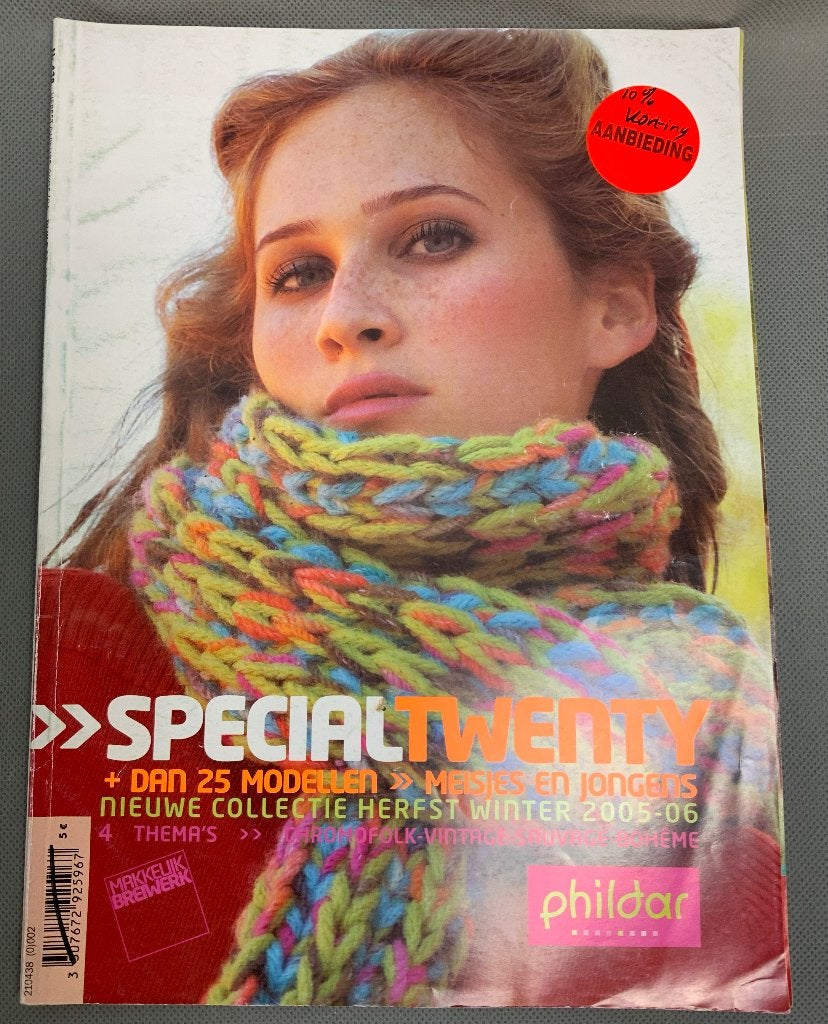 Breiblad Phildar Special Twenty 2005 - 2006, 25 patronen, Ophalen of Verzenden, Zo goed als nieuw, Breien, Patroon of Boek