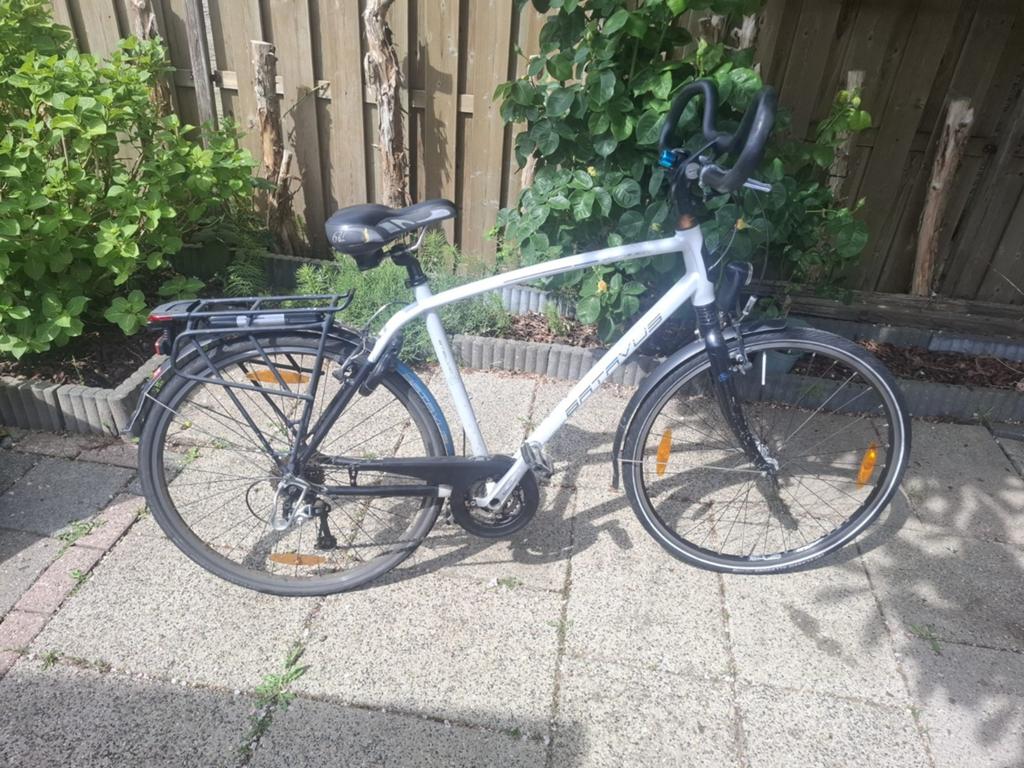 Batavus 28 inch fiets met versnellingen, Ophalen, Velgrem, Versnellingen, Batavus