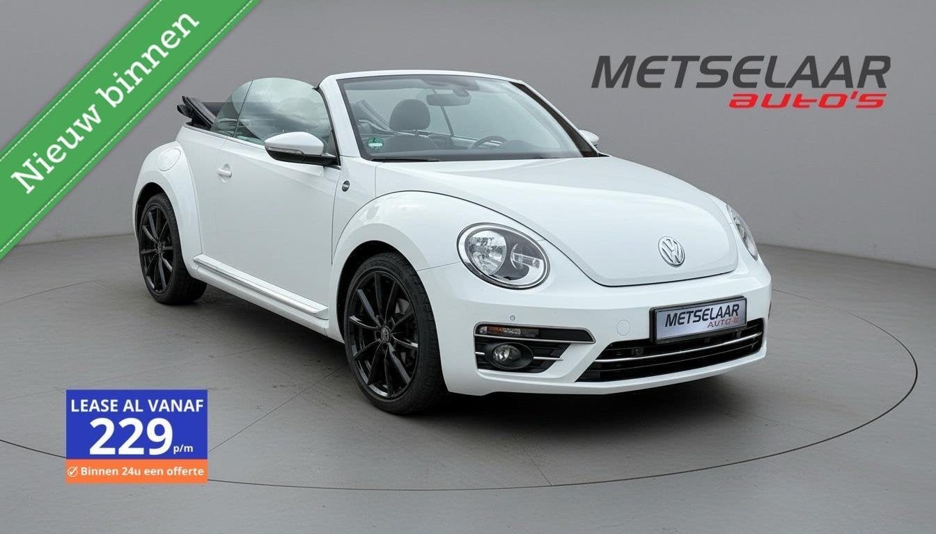 Volkswagen Beetle Cabrio 1.4 TSi 150Pk AUTOMAAT Airco/ECC, Auto's, Automaat, Stof, Gebruikt, 4 cilinders