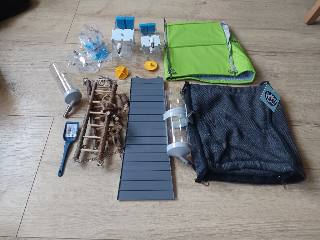 Tamme rat  / ratjes hangmat kooi fles accessoires, Dieren en Toebehoren, Knaagdieren en Konijnen | Toebehoren, Ophalen of Verzenden