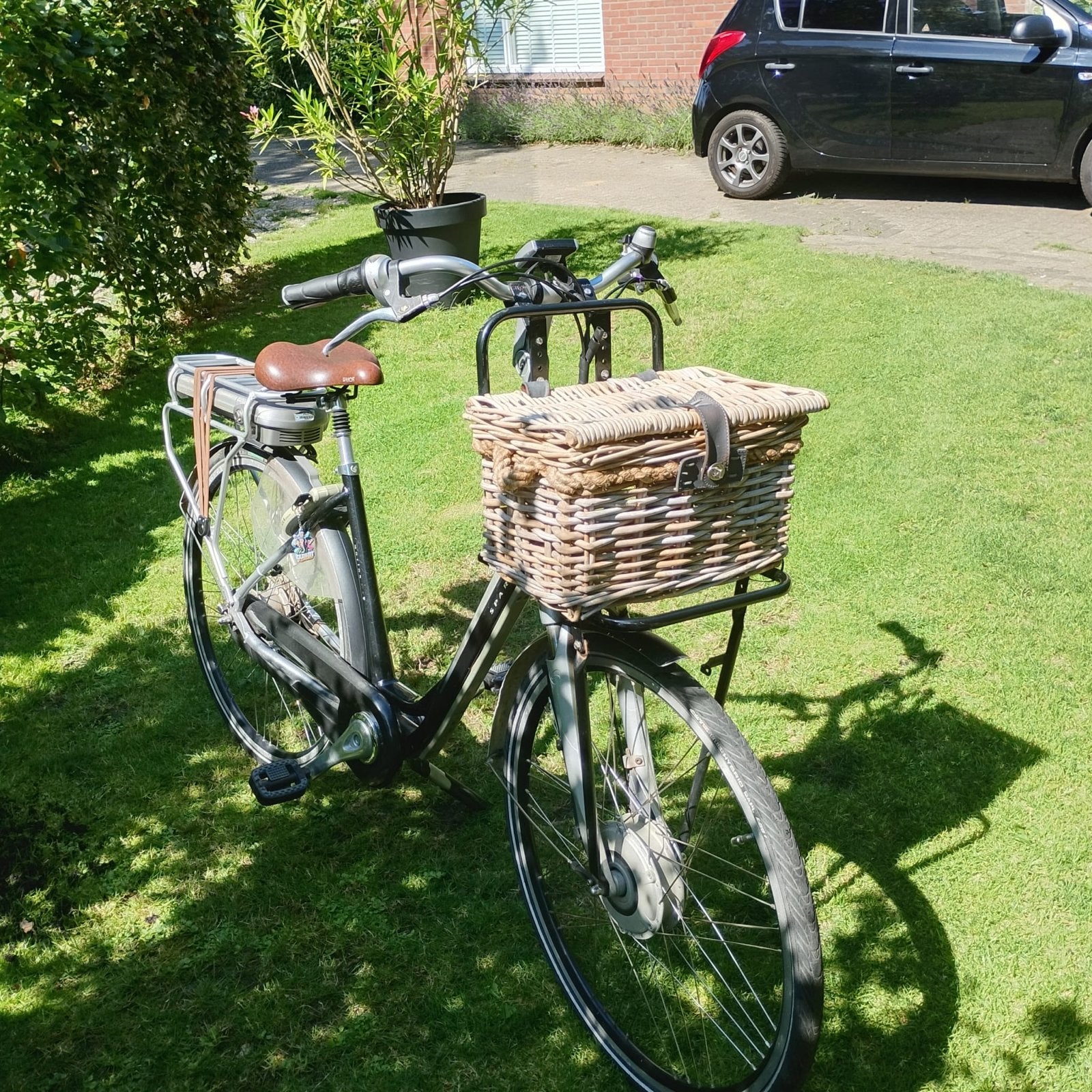Sparta c5  elektrische fiets met mand frame 51, Ophalen, Sparta, Gebruikt, 51 tot 55 cm