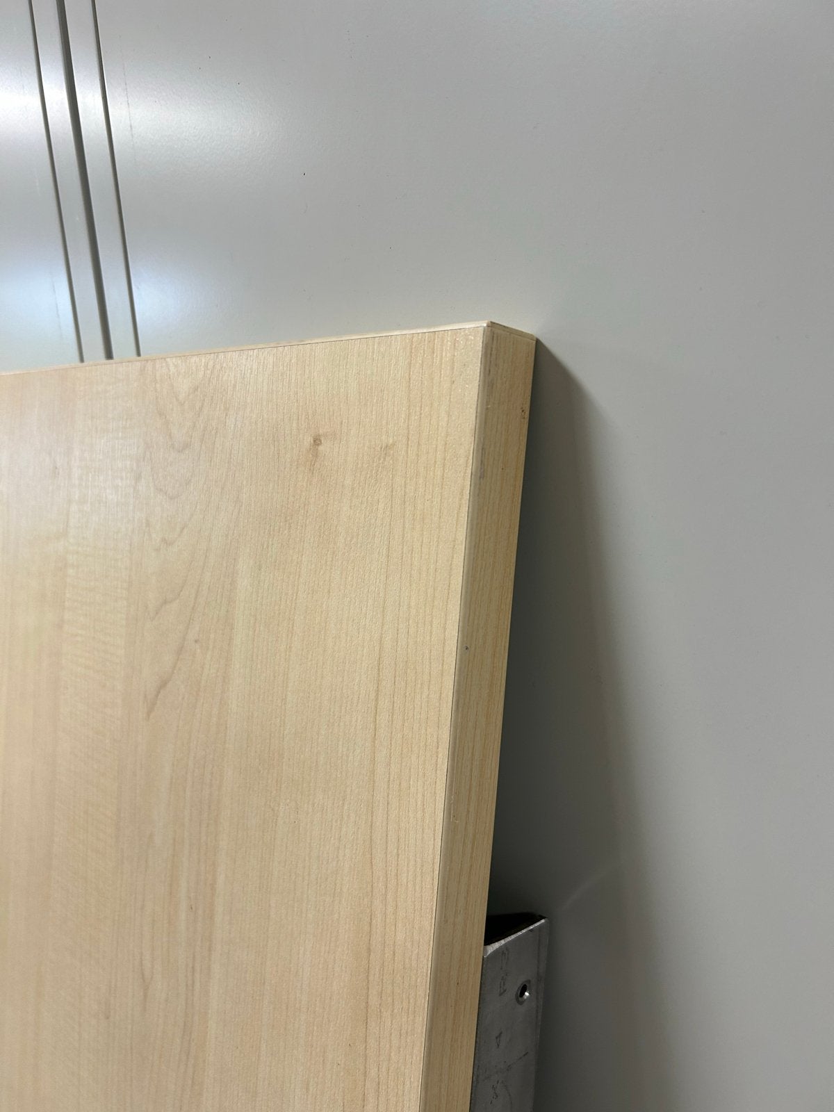 Houten bureaublad met poten - kleur Ahorn, Ophalen, Hout, Zo goed als nieuw, Overige typen
