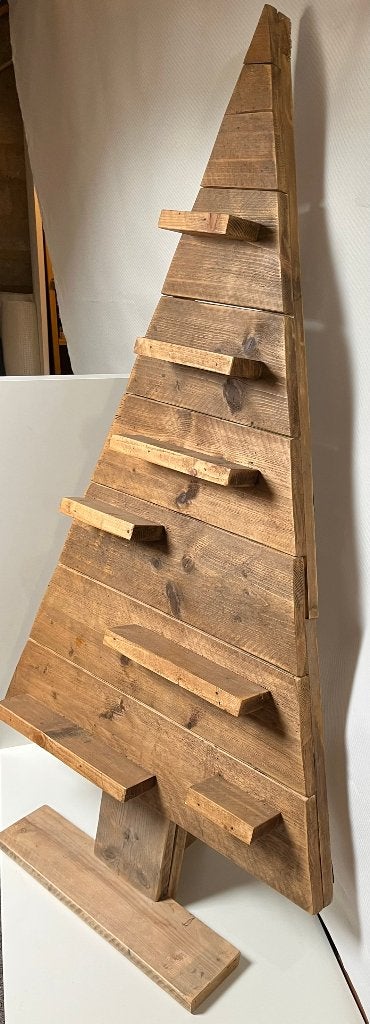 Kerstboom steigerhout. Decoratie tegen wand of staand, Ophalen, Nieuw