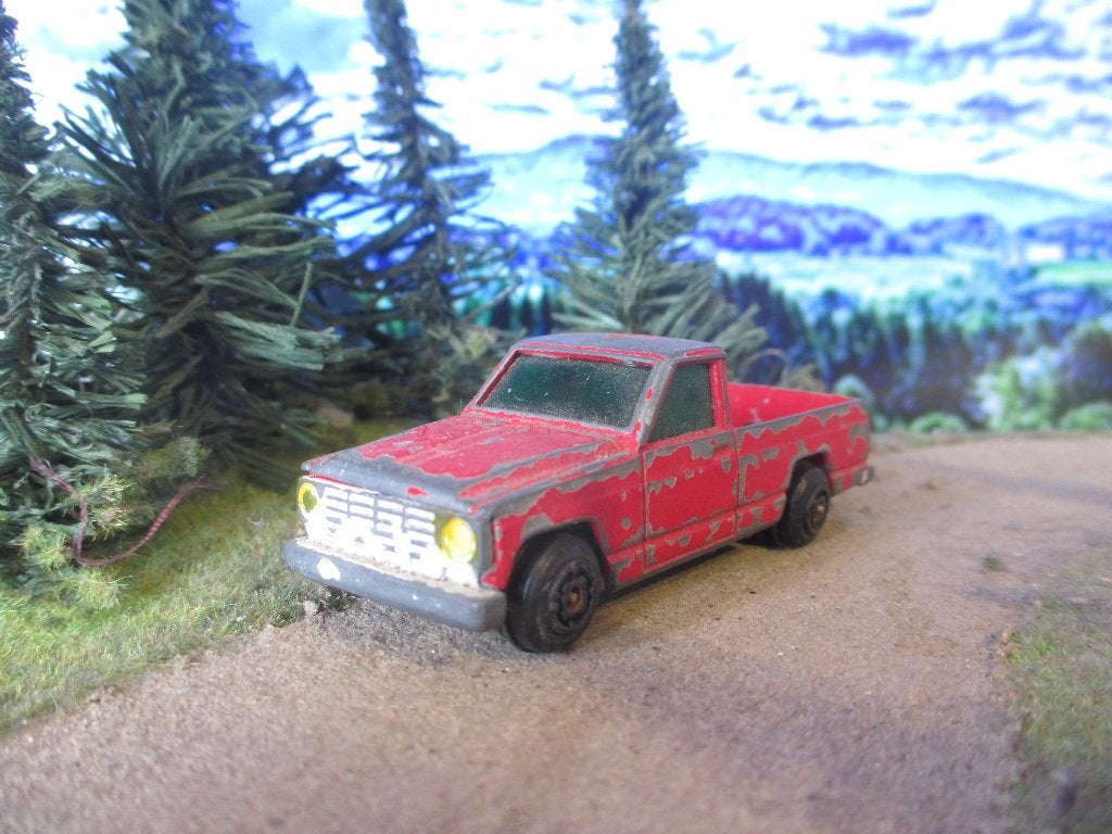 1:64 Datsun ( = Nissan ) Patrol LWB Guisval, Ophalen of Verzenden, Gebruikt, Auto