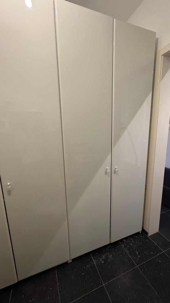 Ikea Pax 5 gloss deuren met scahnieren, Huis en Inrichting, Kasten | Kledingkasten, Ophalen, 50 tot 100 cm, 200 cm of meer