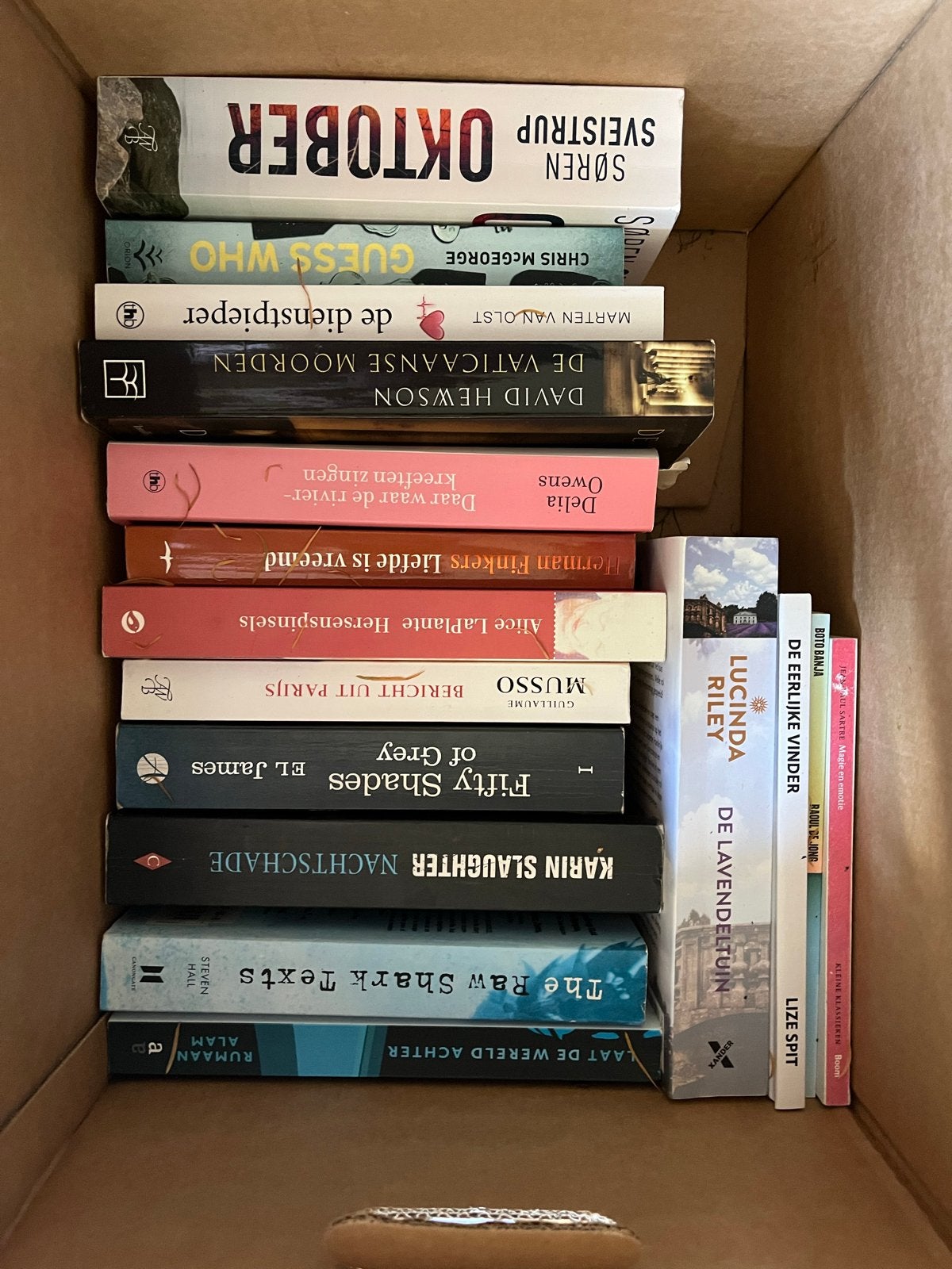 Diverse boeken: romans, kookboeken en meer, Boeken, Literatuur, Ophalen of Verzenden, Gelezen