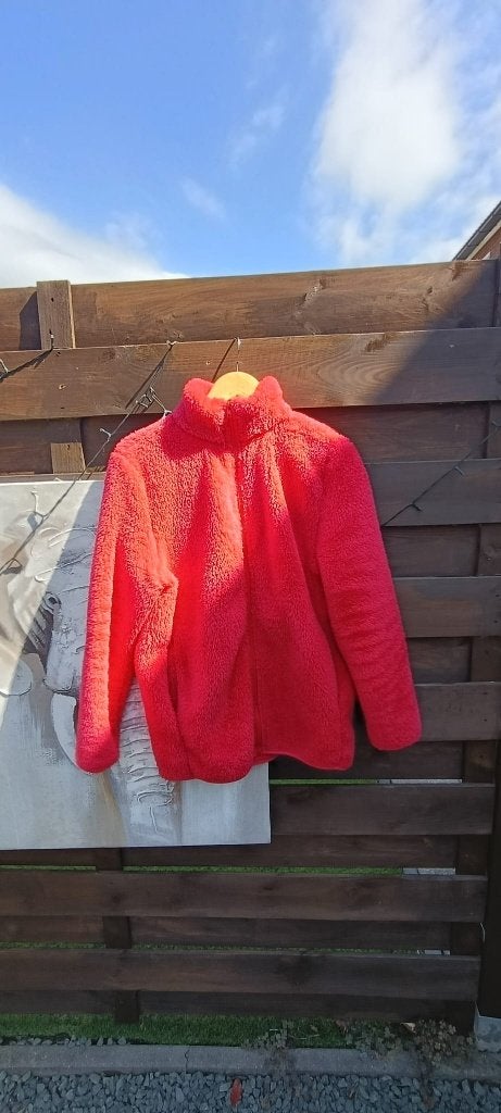 dames Rood roze  fleece vest maat M, Ophalen of Verzenden, Gedragen, Maat 38/40 (M), Rood