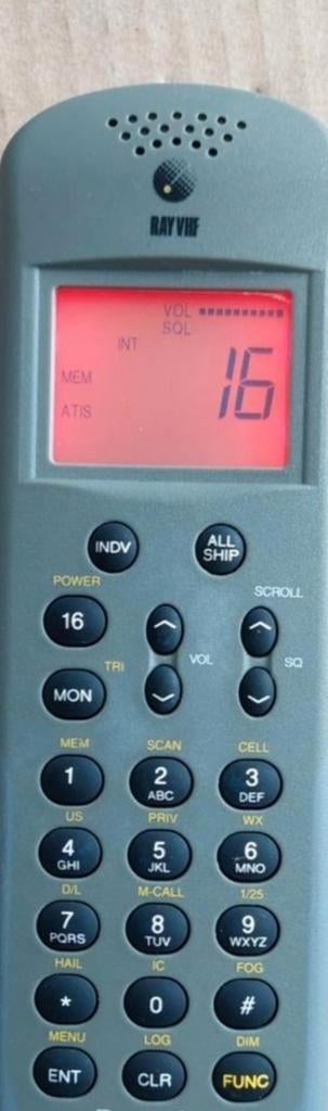 Raymarine Ray230 VHF-handset gebruikt., Ophalen of Verzenden, Gebruikt, Radio