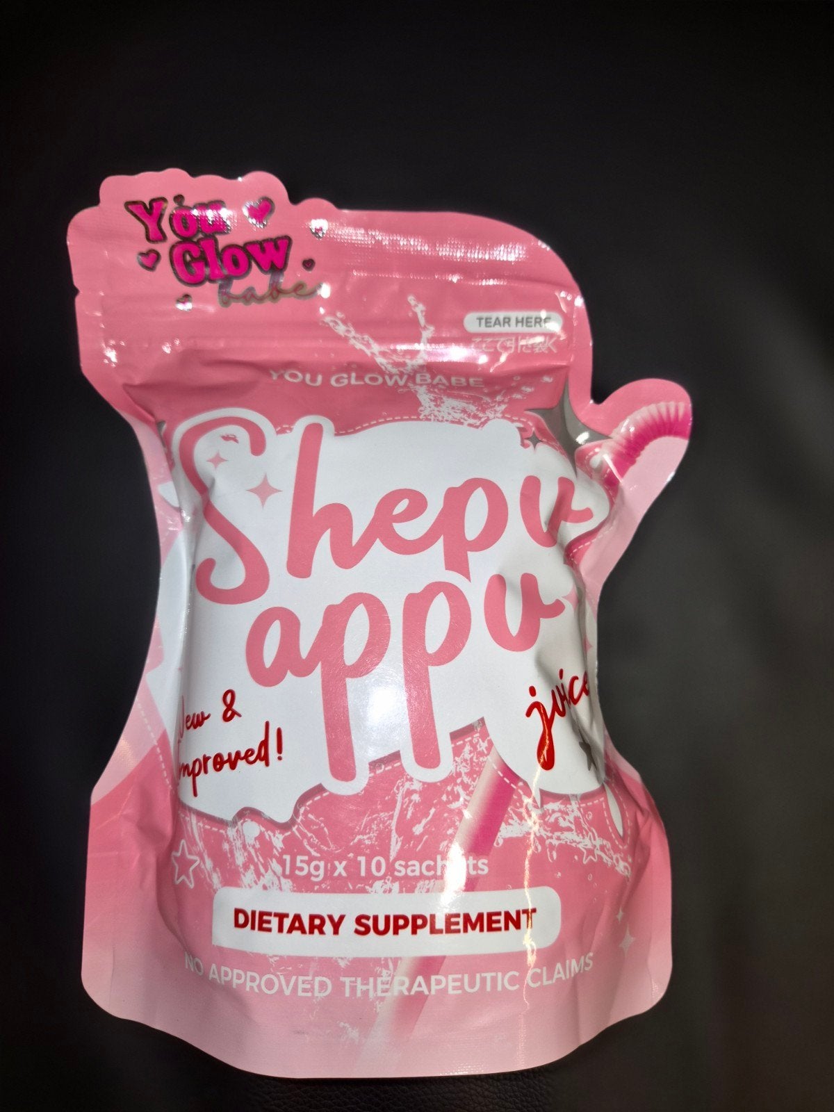 SHEPU APPU DIETARY JUICE | You Glow Babe - Bessen Smaak, Ophalen of Verzenden, Nieuw, Poeder of Drank