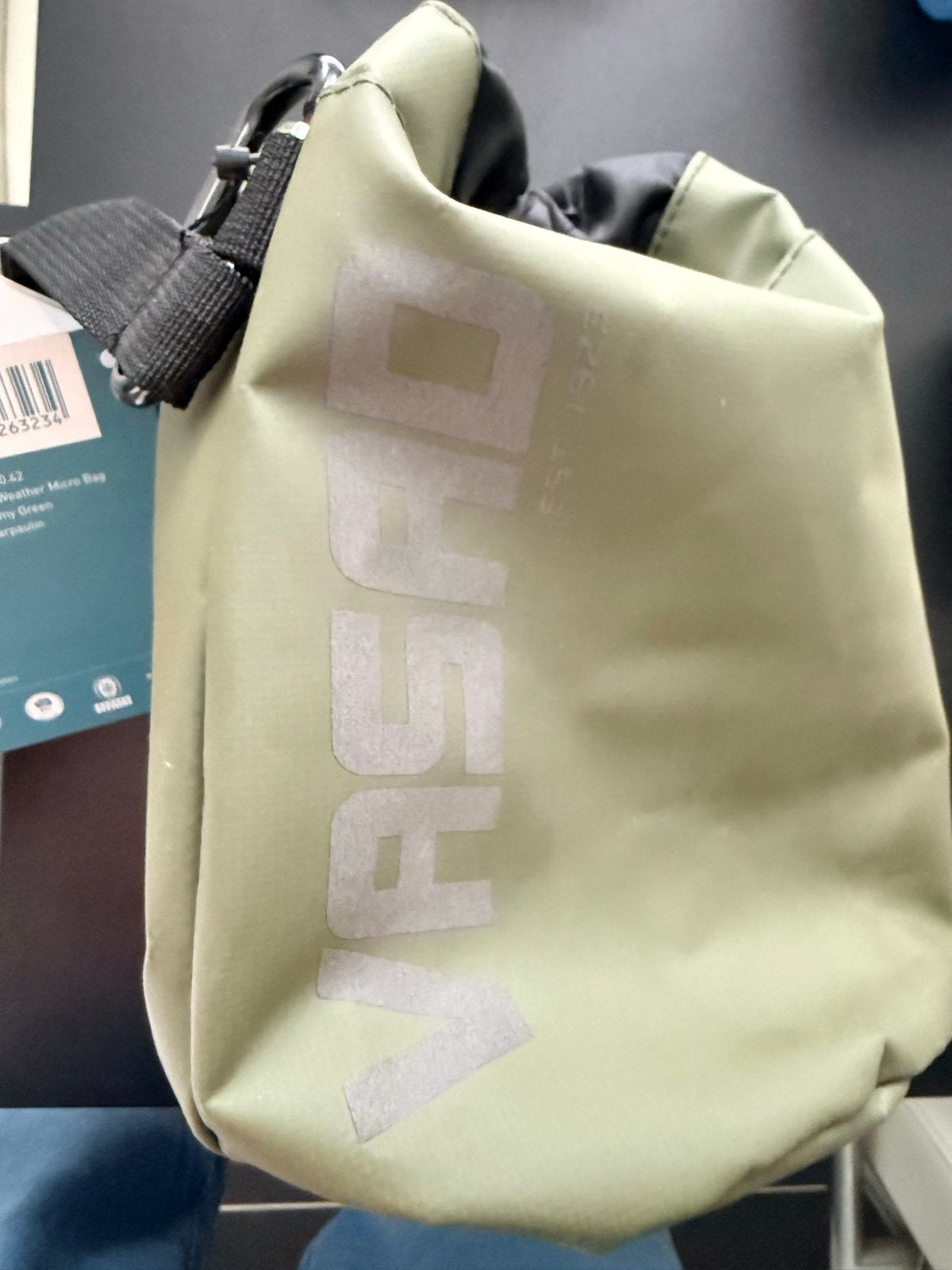 All Weather Micro Bag - Waterafstotend Tasje, Ophalen of Verzenden, Nieuw, Groen, Schoudertasje
