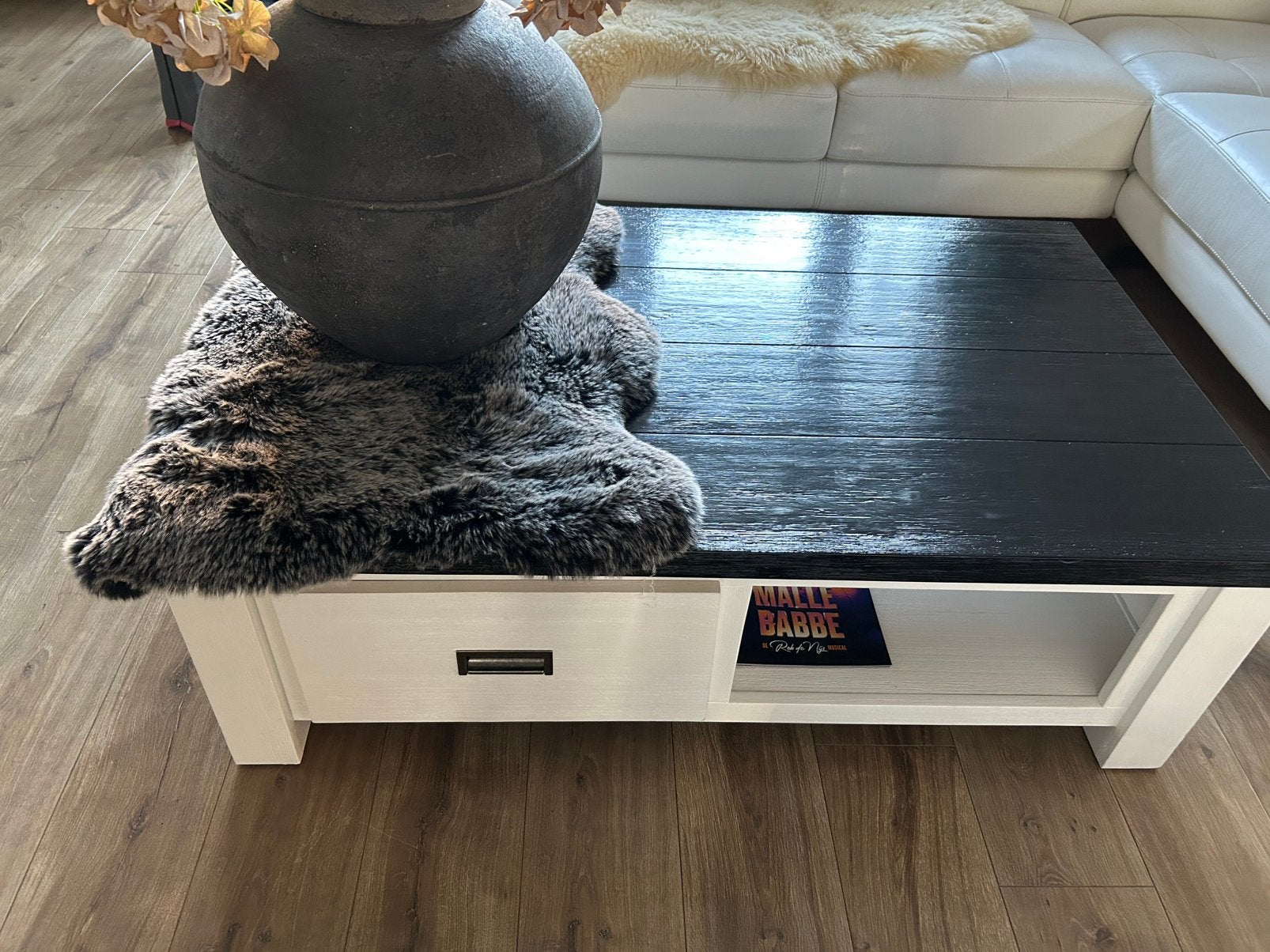Eettafel salontafel en tv meubel, Ophalen, Zo goed als nieuw, Rechthoekig