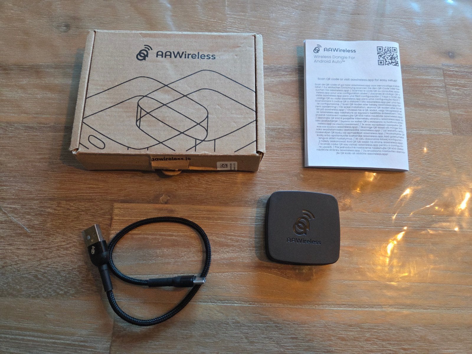 AAWireless Wireless Dongle voor Android Auto, Auto diversen, Auto-accessoires, Ophalen of Verzenden, Zo goed als nieuw