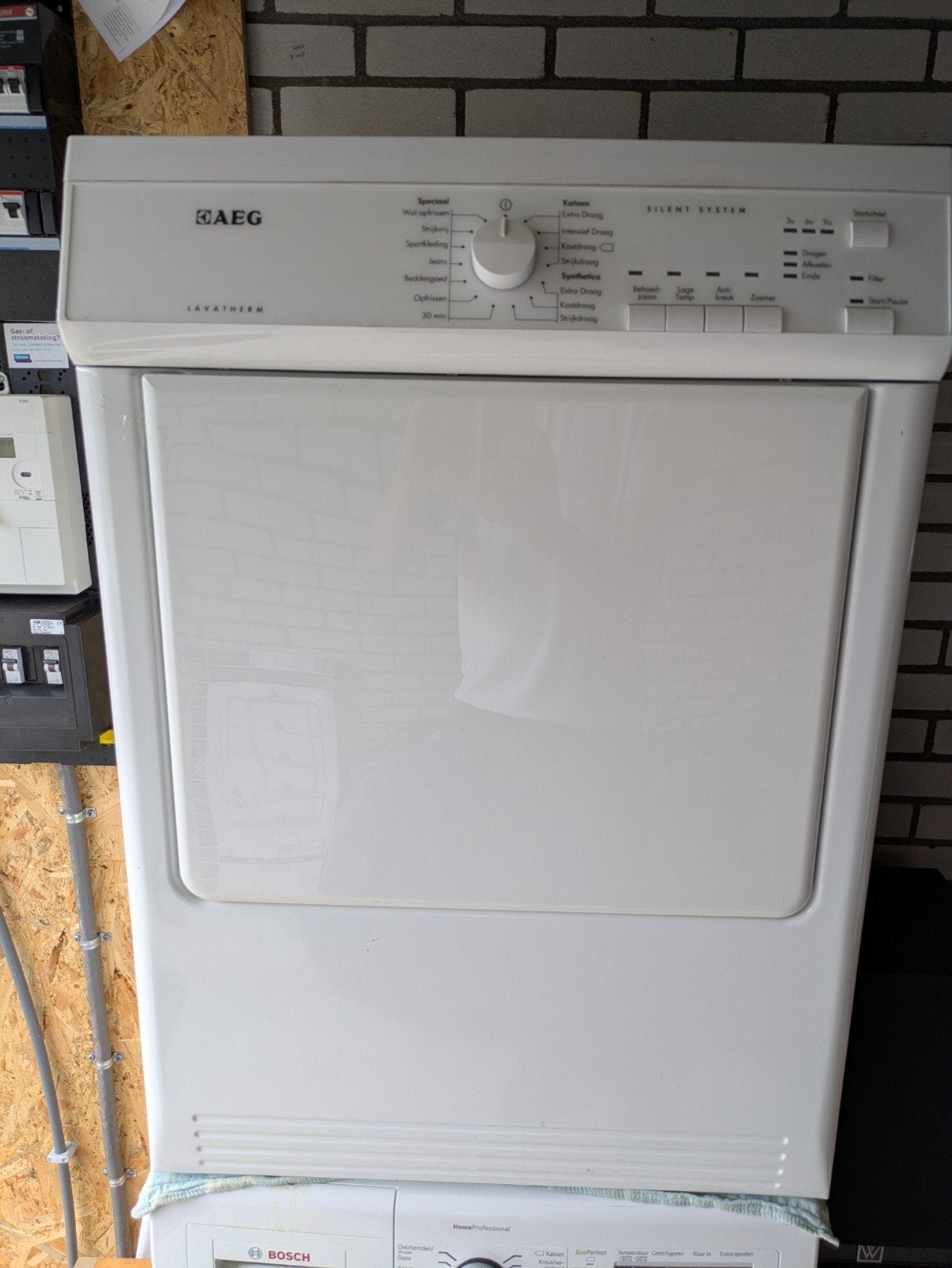 AEG Lavatherm afvoerdroger, nette staat, werkt perfect, Witgoed en Apparatuur, Ophalen, 6 tot 8 kg, Luchtafvoer, Zo goed als nieuw