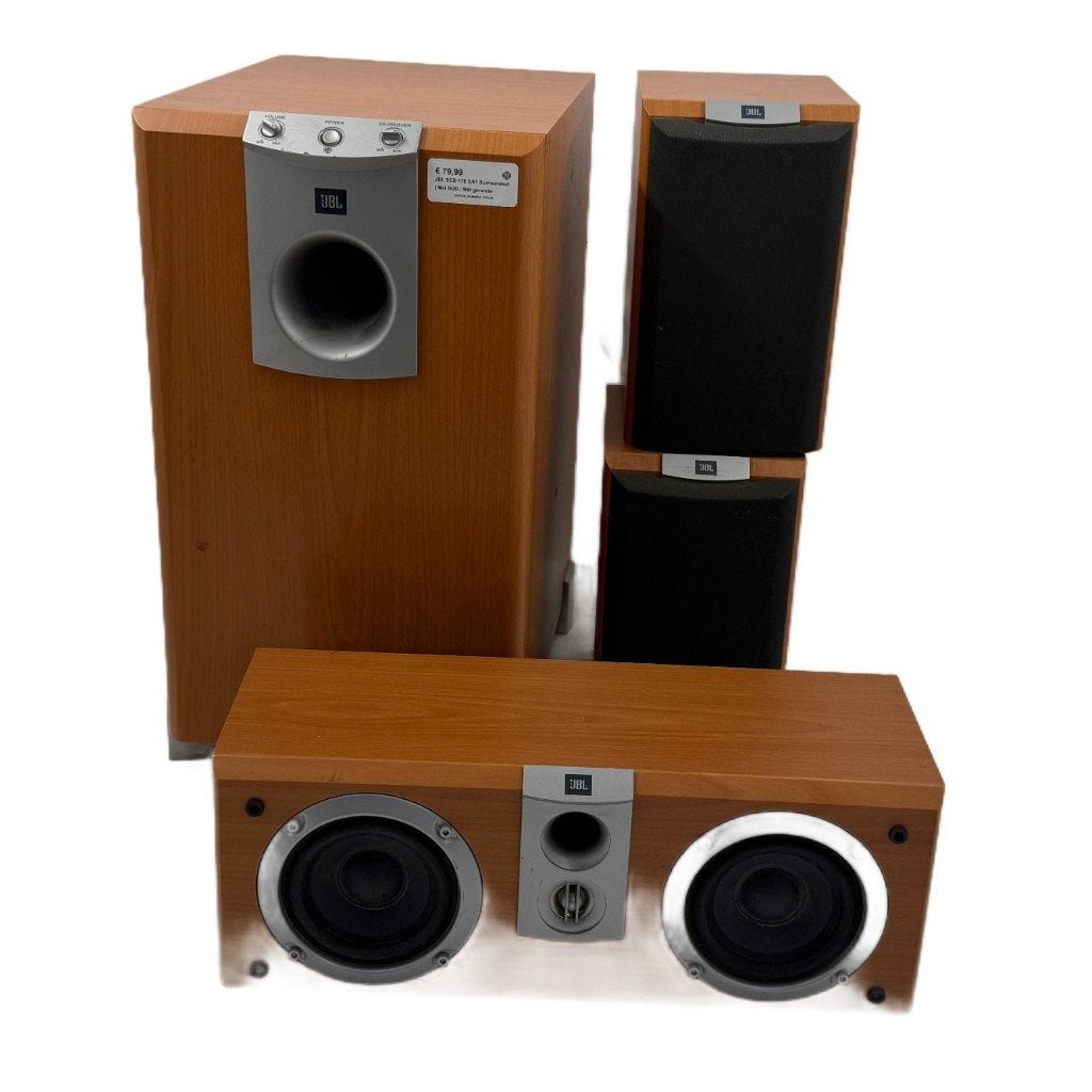 JBL SCS-178 SAT Surroundset | Met SUB | Met garantie, Audio, Tv en Foto, Luidsprekers, Ophalen, Toulonselaan 72, Zo goed als nieuw