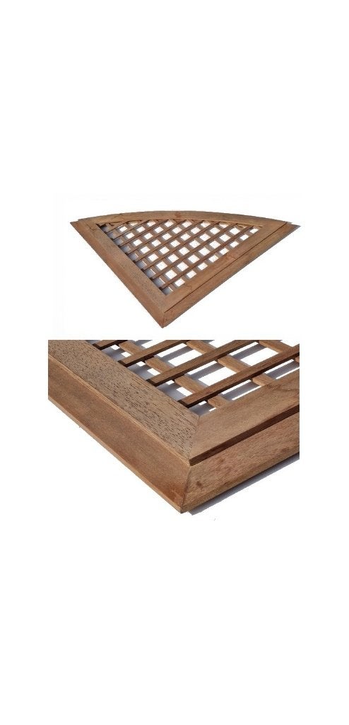 Hardhouten trellis raam, Ophalen, Minder dan 180 cm, Overige typen, Hardhout
