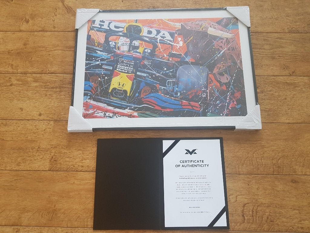 Glicee print Red Bull Ring Victories 2021 Eric Jan Kremer, Ophalen of Verzenden, Nieuw, Formule 1