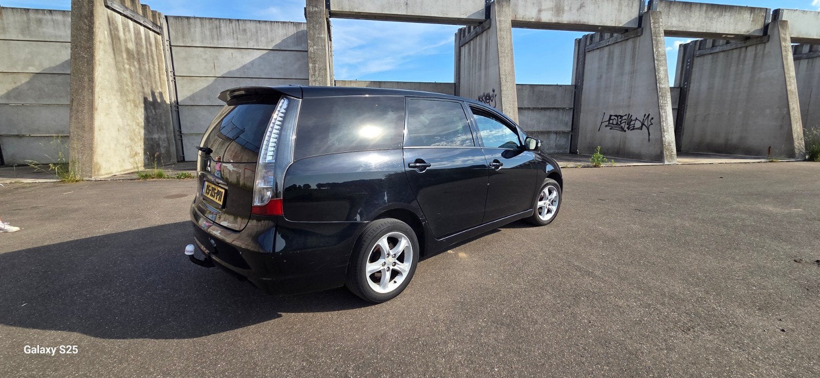 Mitsubishi Grandis 2.4 Mivec 7 AUT 2007 Zwart, Stof, Zwart, 7 stoelen, Zwart
