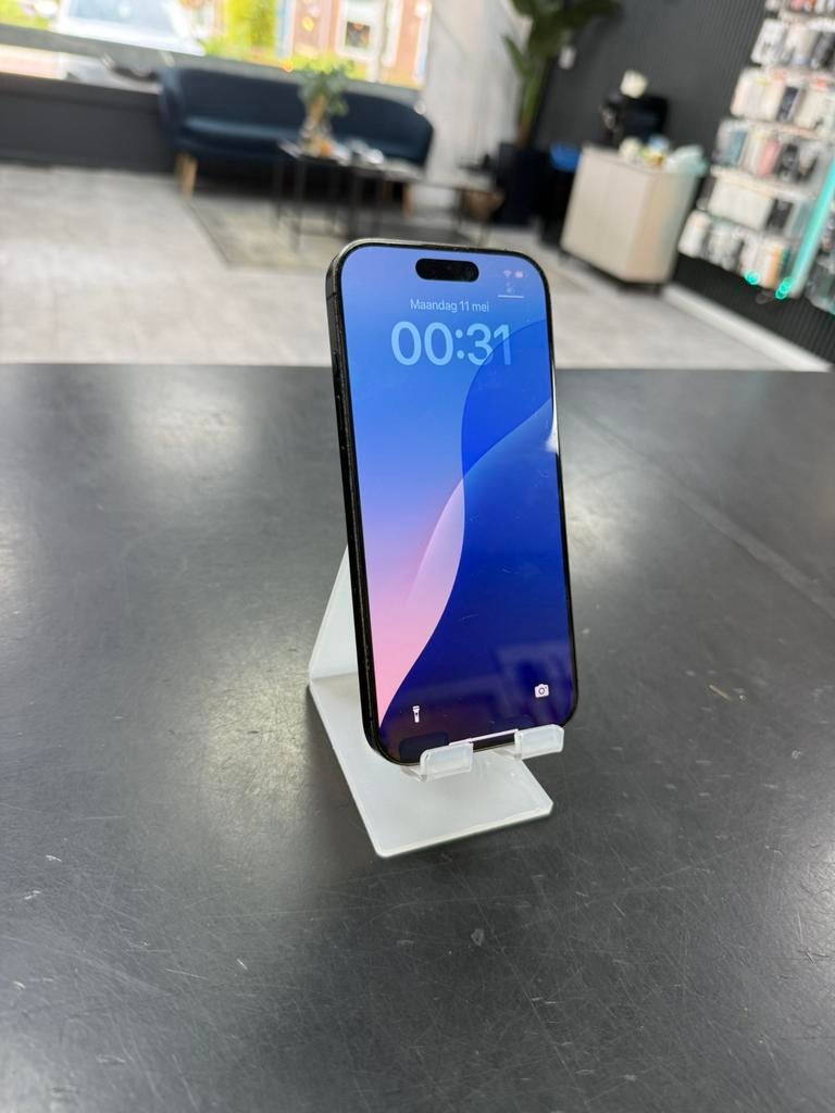iPhone 16 Pro 128GB Prima staat! Accu 89%! Met garantie, Telecommunicatie, Mobiele telefoons | Batterijen en Accu's, Ophalen of Verzenden