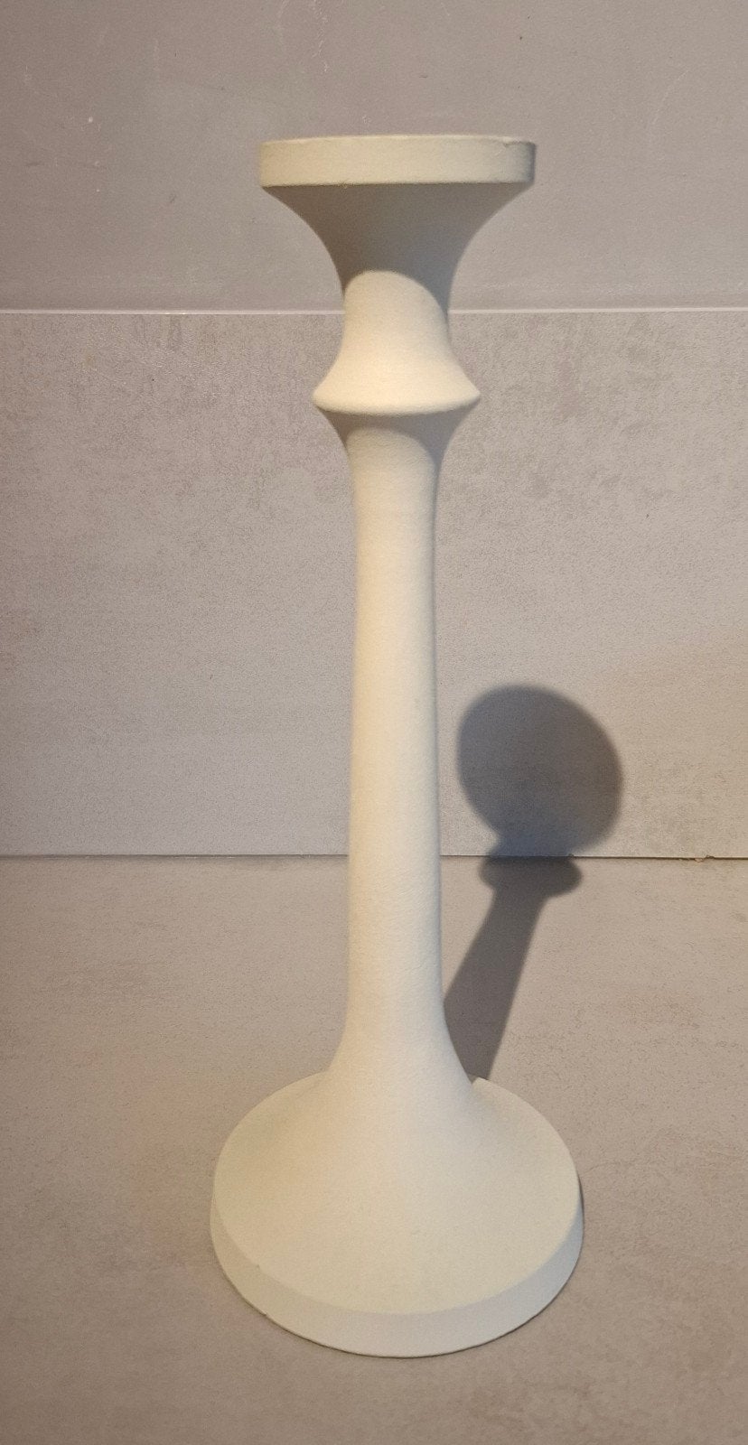Intratuin crème witte kandelaar Alonso, Overige materialen, Overige merken, Ophalen of Verzenden, Zo goed als nieuw