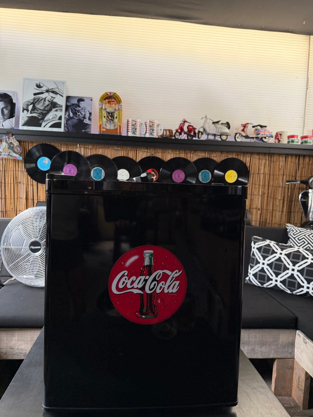 Coca-Cola Mini Koelkastje - Perfect voor Drankjes!, Witgoed en Apparatuur, Ophalen, Minder dan 75 liter, Zonder vriesvak, Gebruikt