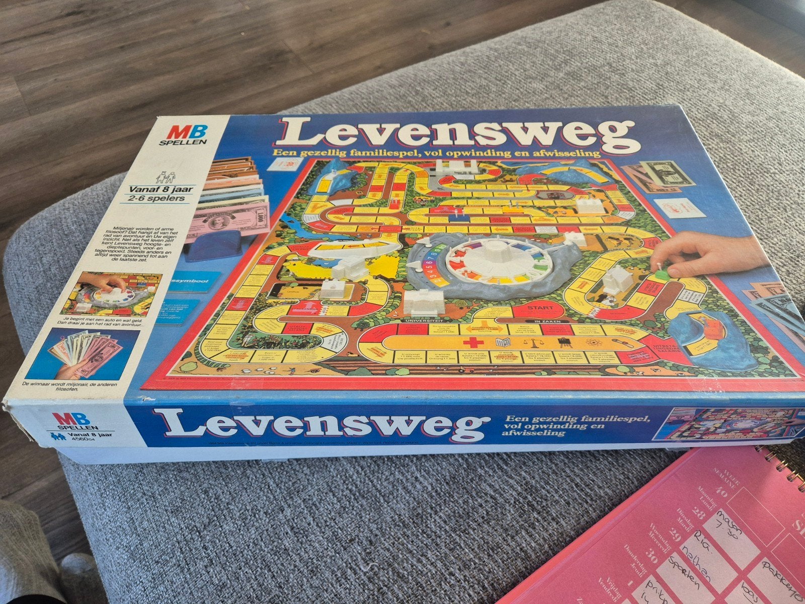 Klassiek MB Spel Levensweg (Klassieke Editie) – Retro, Ophalen of Verzenden, Gebruikt, MB Spellen