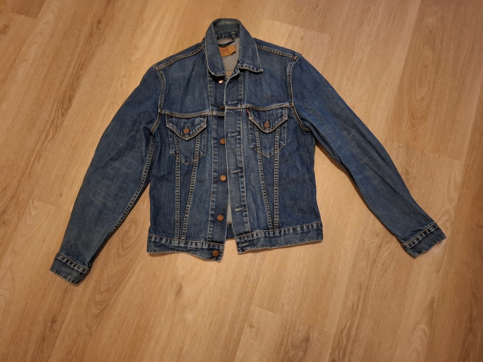 Levi's spijkerjas heren maat L, Maat 52/54 (L), Blauw, Ophalen of Verzenden, Zo goed als nieuw