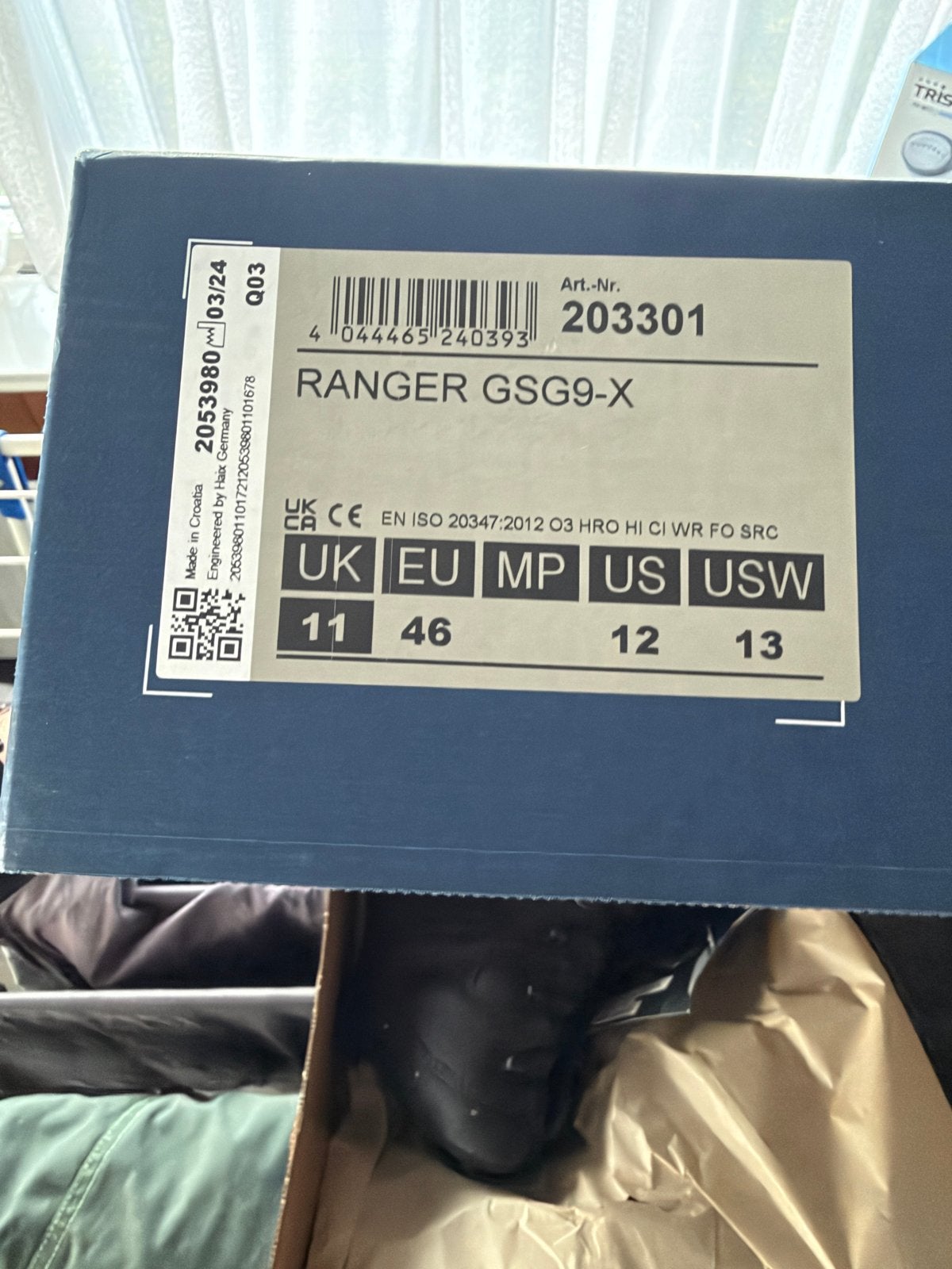 HAIX Ranger GSG9-X Tactische Boots Maat 46 Zwart Nieuw, Zwart, Boots, Nieuw, Ophalen of Verzenden