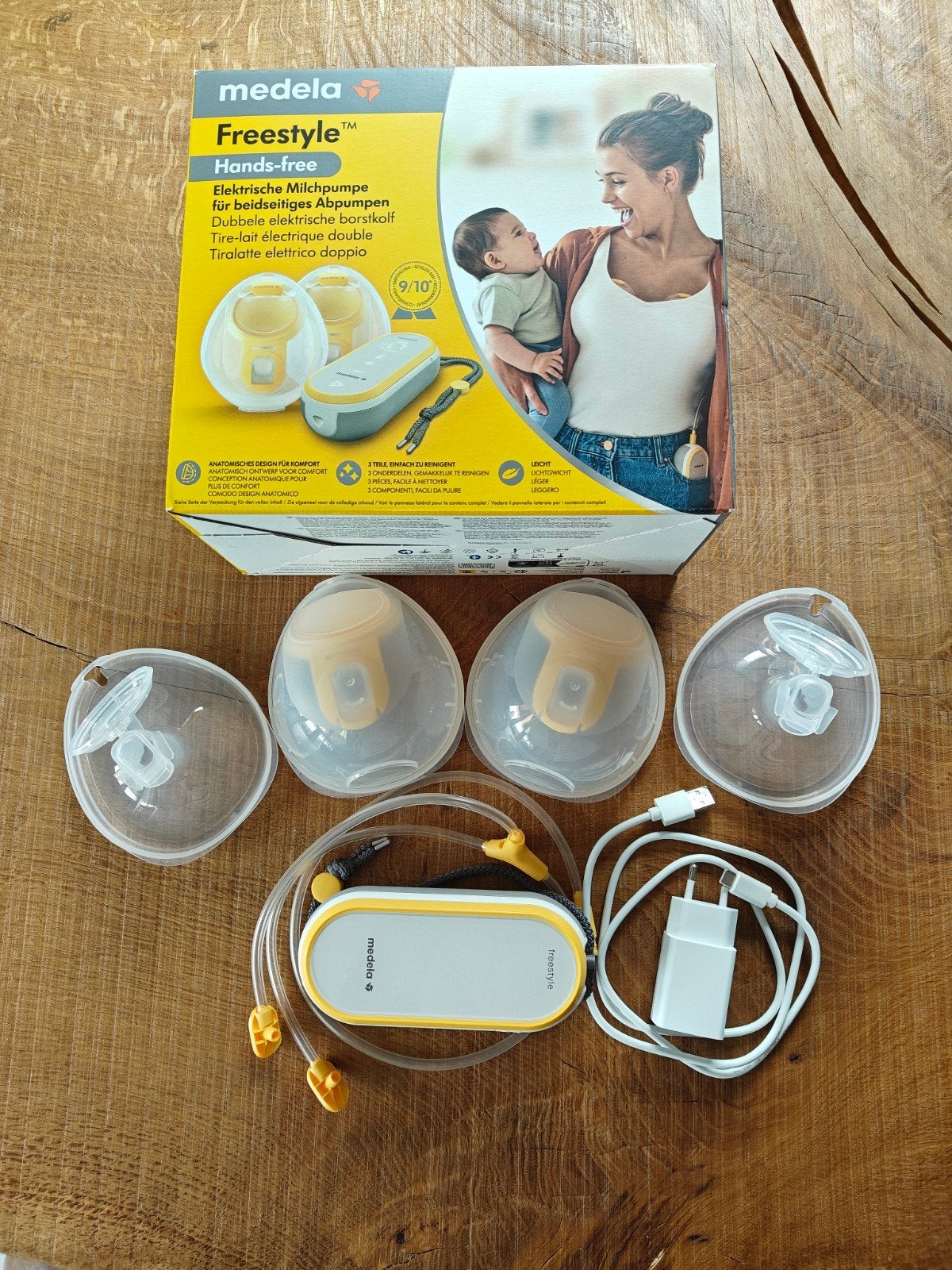 Medela Freestyle Handsfree dubbele borstkolf, Medela, Dubbelzijdig, Borstkolf, Ophalen of Verzenden