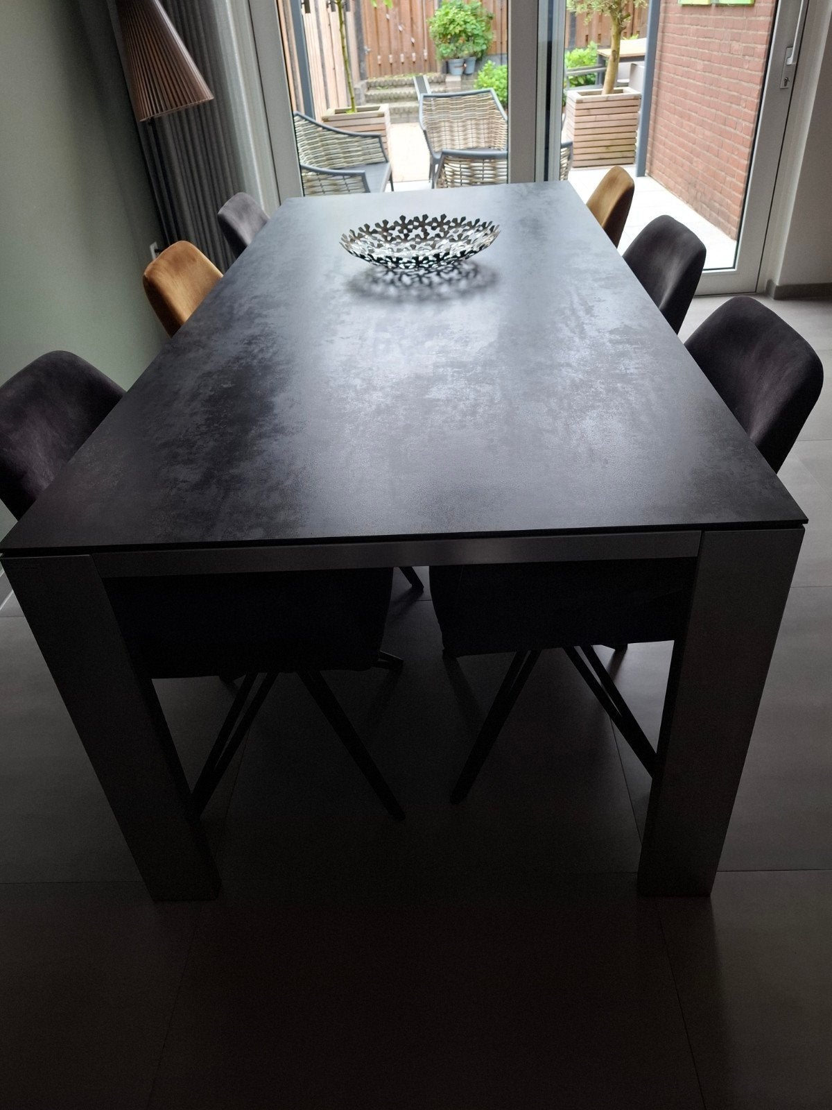 Bert Plantagie eettafel 220x100 cm, Ophalen, Overige materialen, 200 cm of meer, 50 tot 100 cm