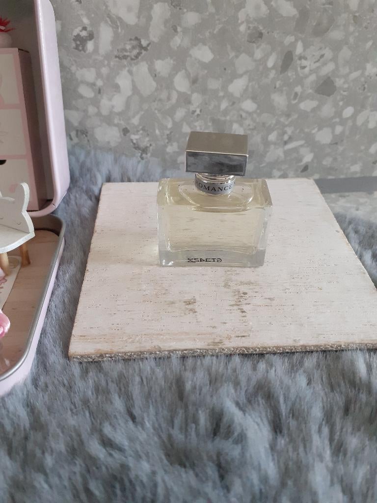 parfumminiatuur romance ralph lauren, Verzamelen, Ophalen, Zo goed als nieuw, Miniatuur, Gevuld